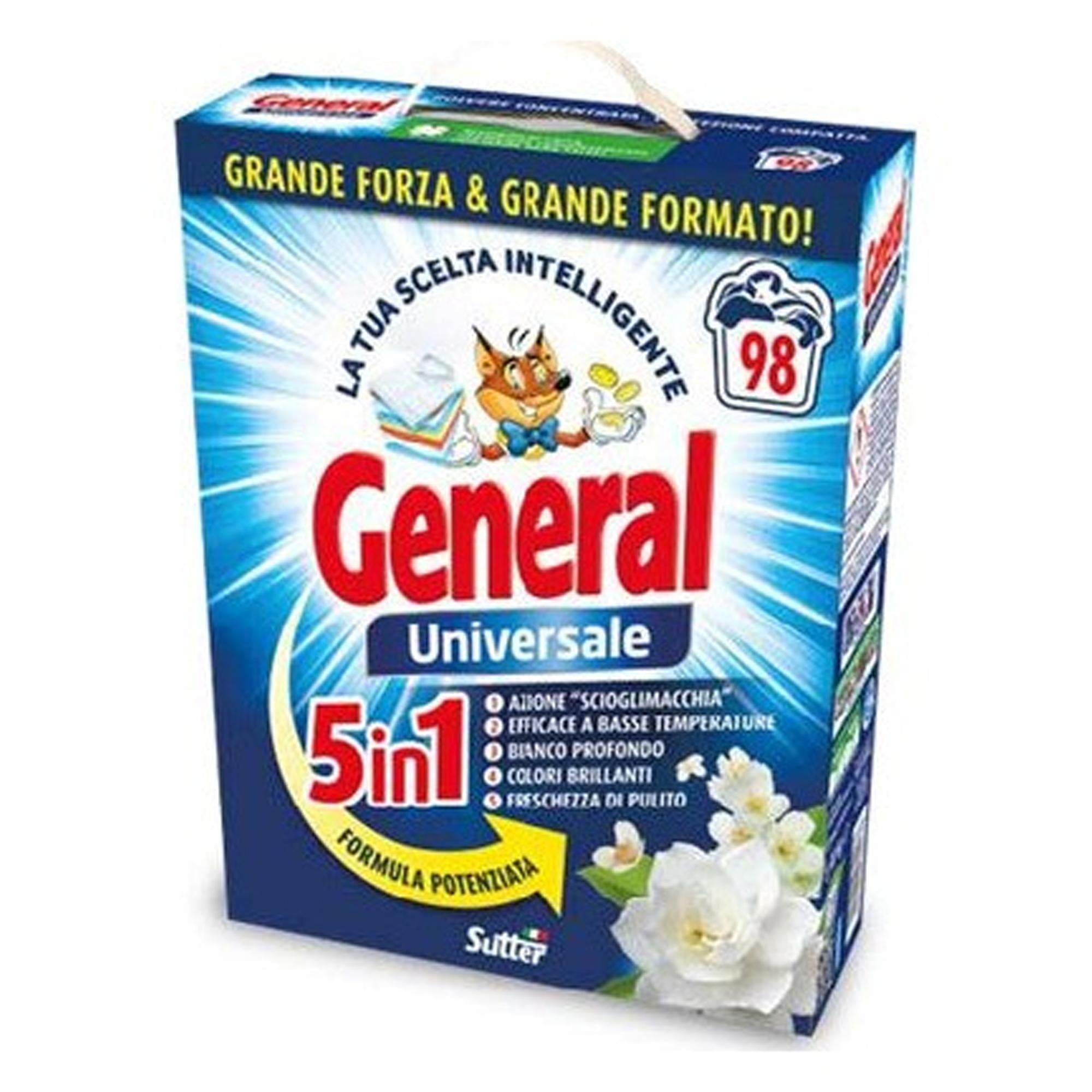 General Detersivo Lavatrice Universale 5in1 - 5.4kg