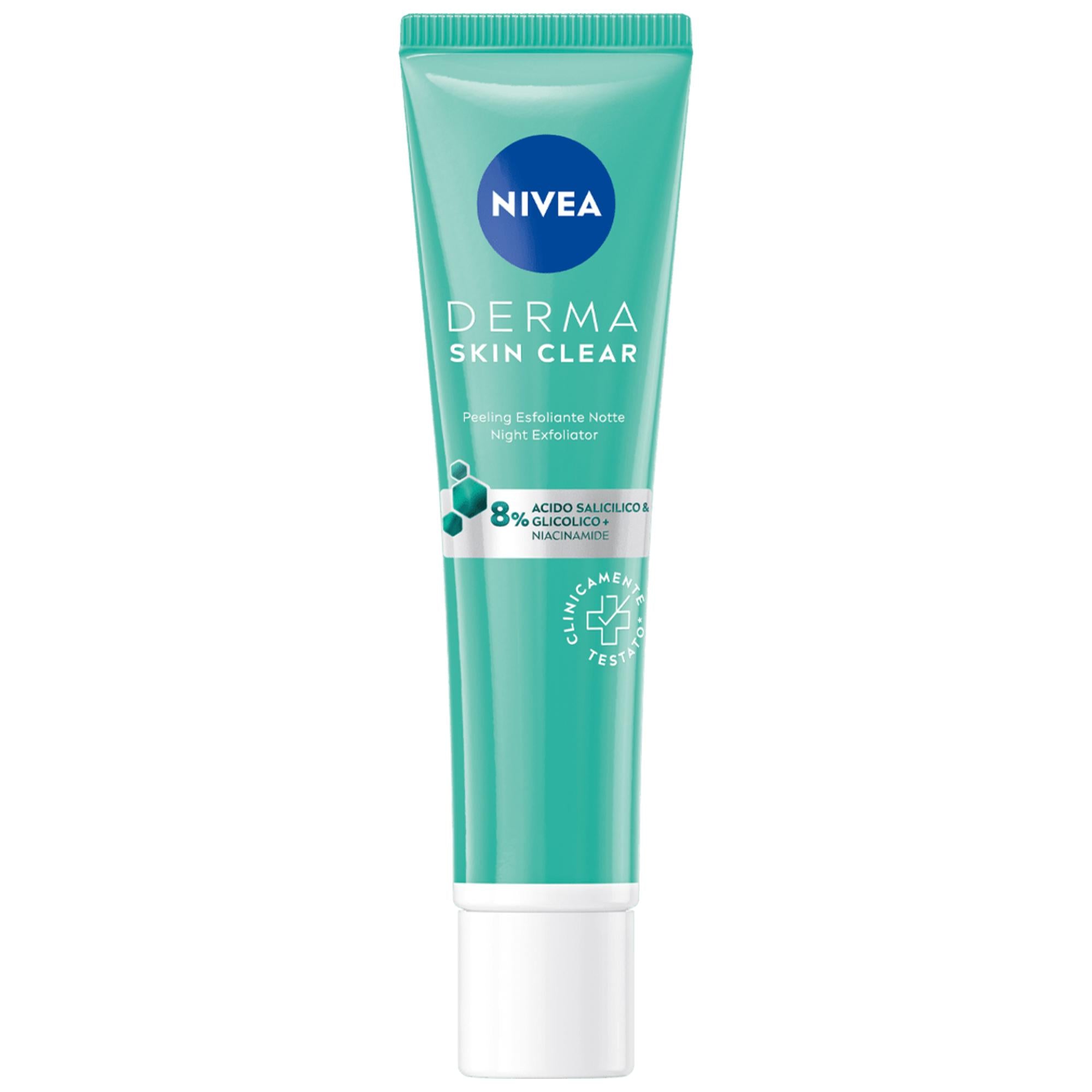 Nivea Derma Skin Clear Peeling Viso Notte - 40ml