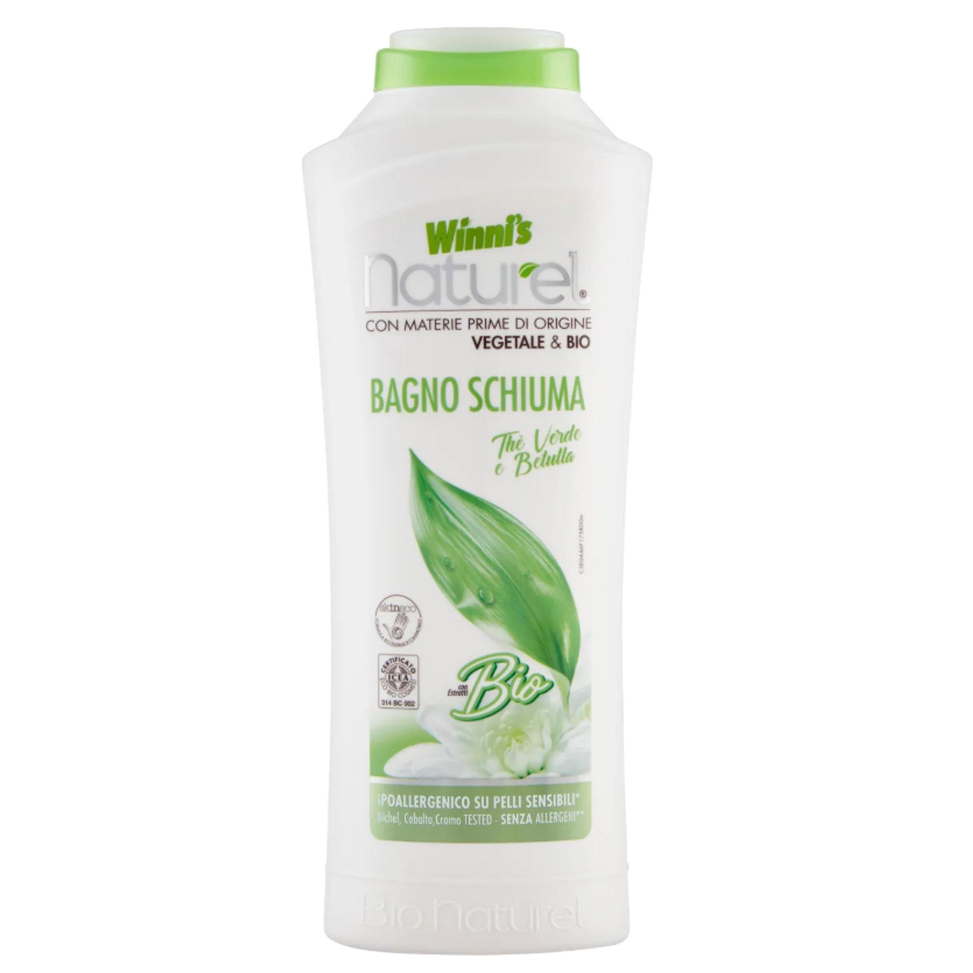 Winni's Naturel Bagno Schiuma 500ml - Te Verde e Betulla