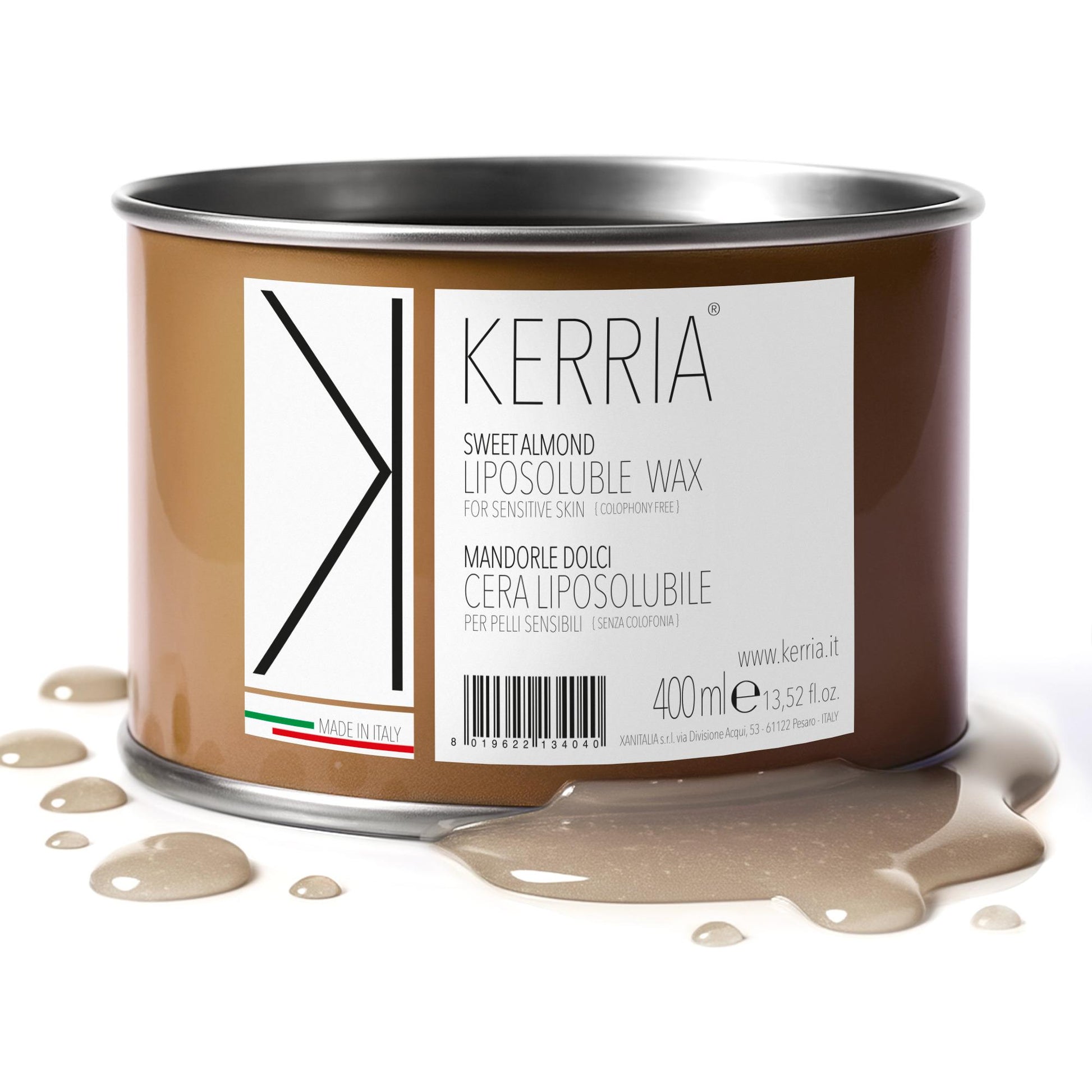 Kerria by Xanitalia Cera Depilatoria Liposolubile 400ml - Mandorle Dolci