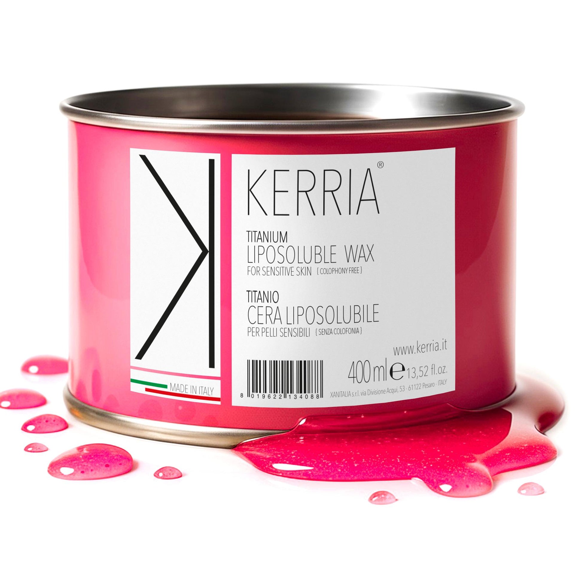Kerria by Xanitalia Cera Depilatoria Liposolubile 400ml - Titanio