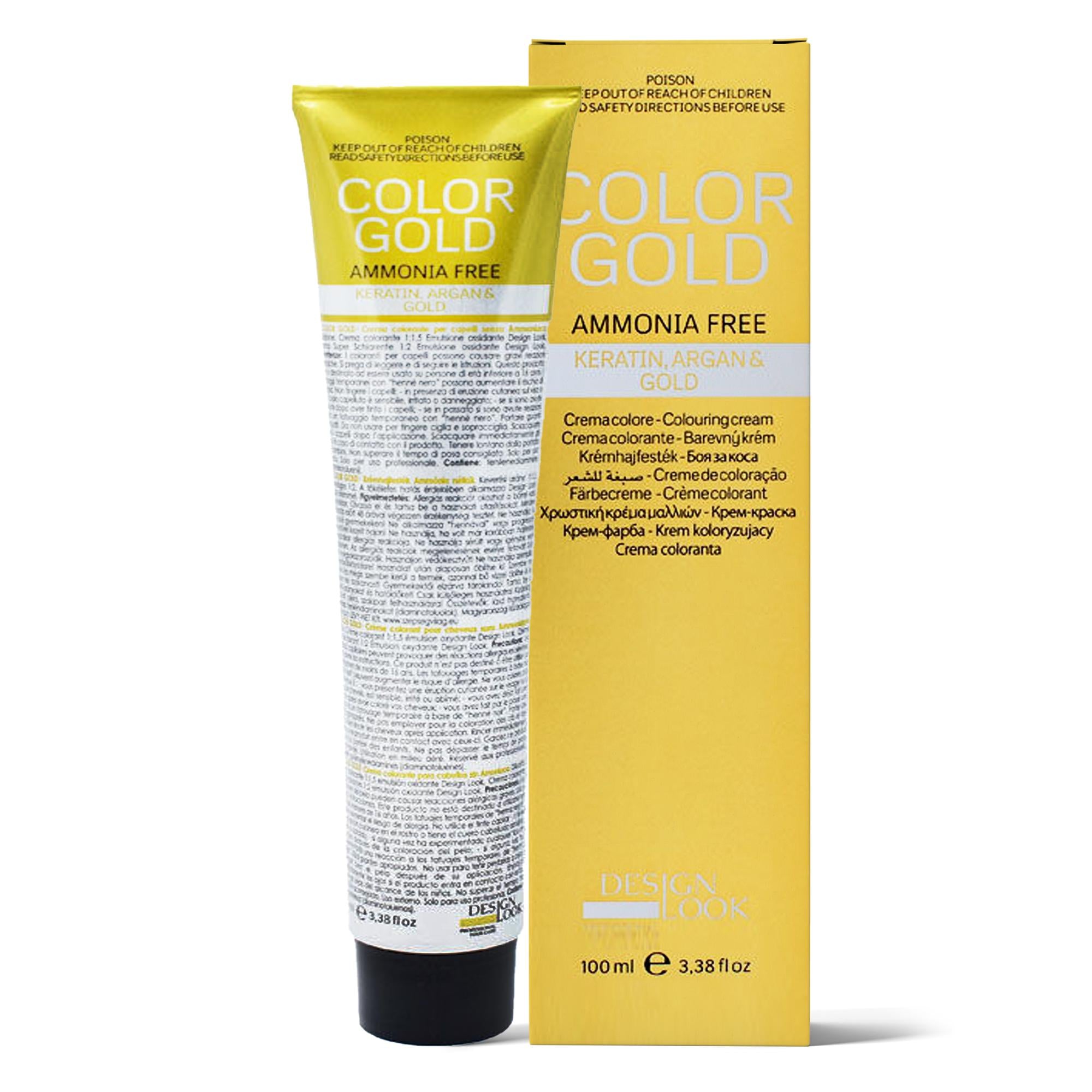 Design Look Color Gold Tintura per Capelli Senza Ammoniaca 100ml Varie ...