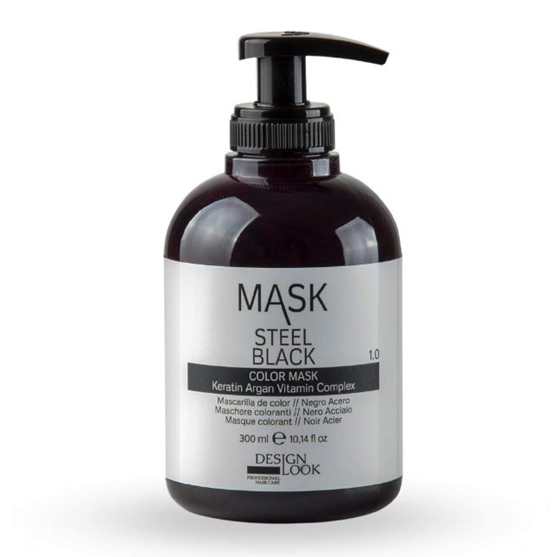 Design Look Maschera Colorante 300ml - Nero Acciaio