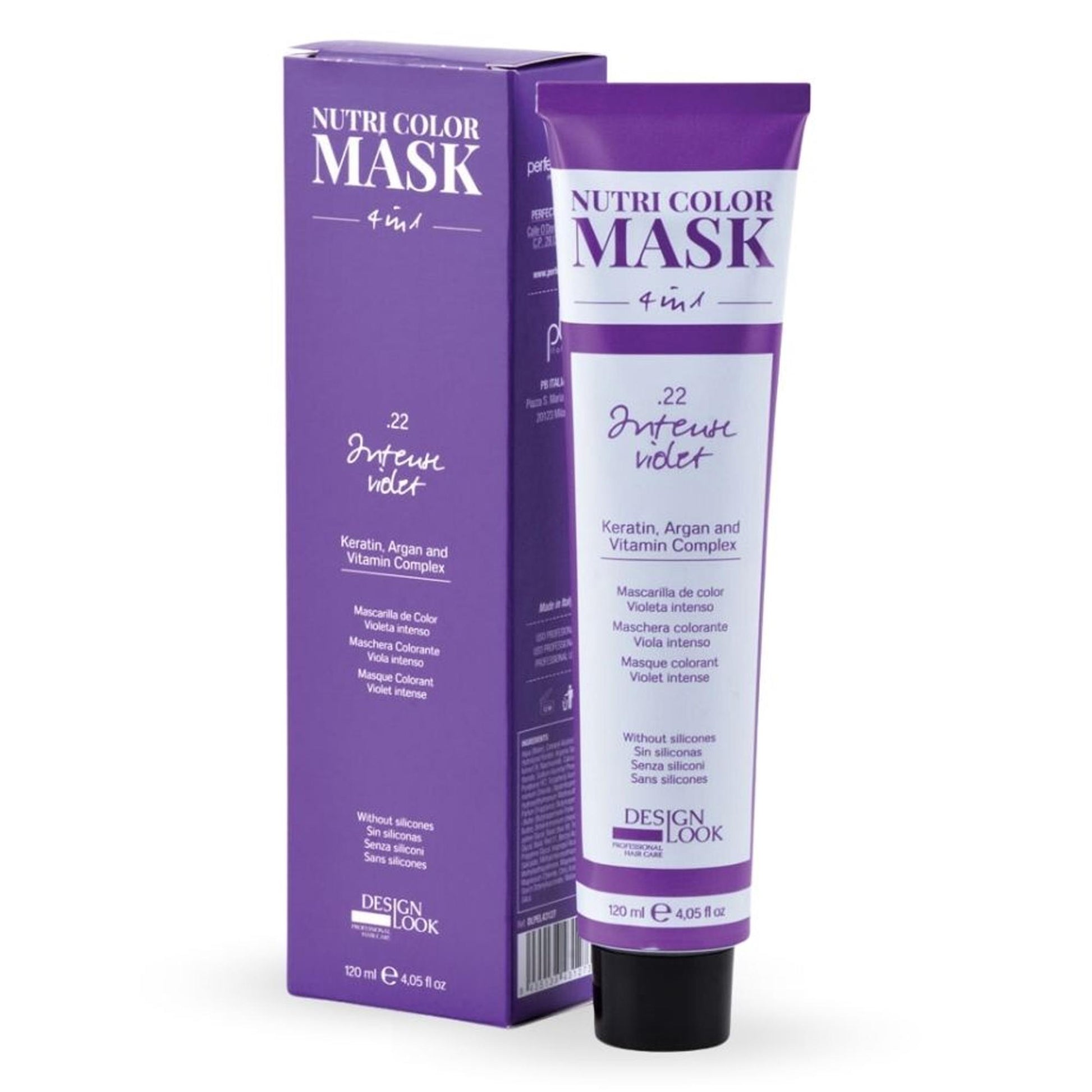 Design Look Nutri Color Mask Maschera Colorante 120ml - Viola Intenso
