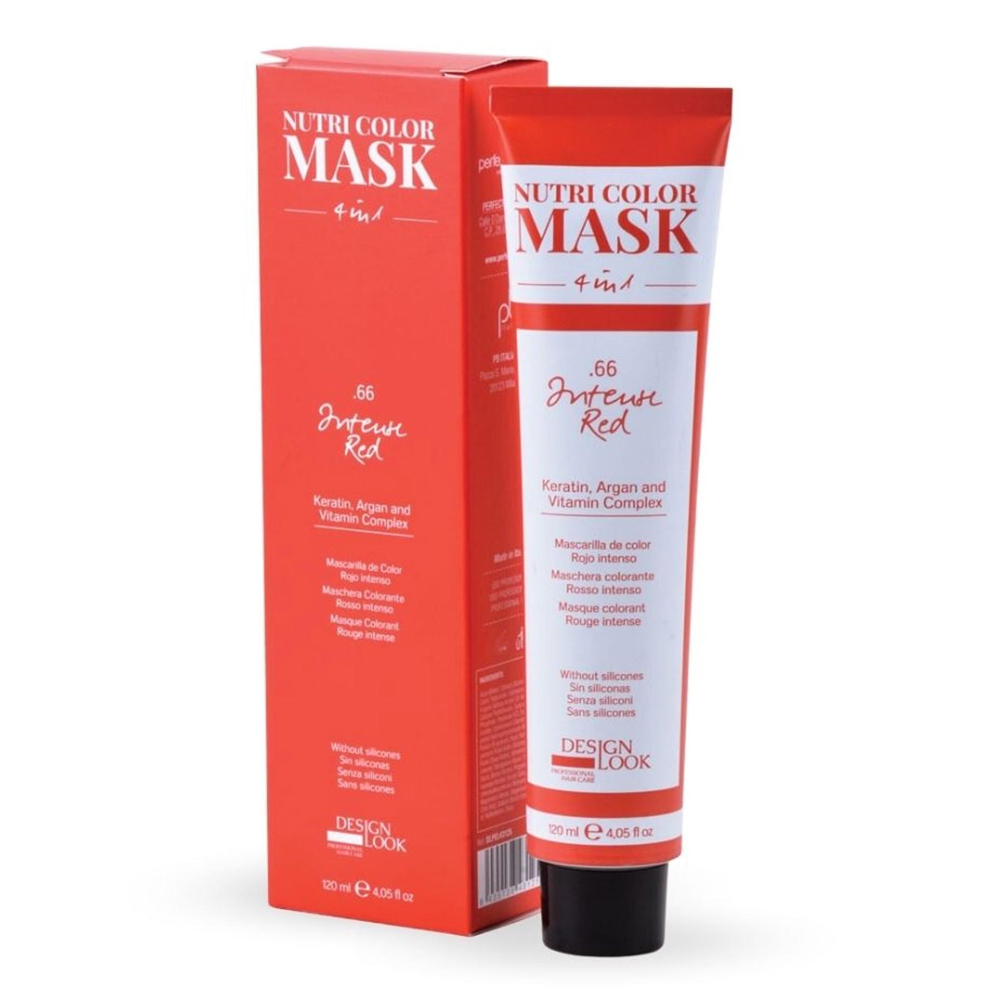 Design Look Nutri Color Mask Maschera Colorante 120ml - Rosso Intenso