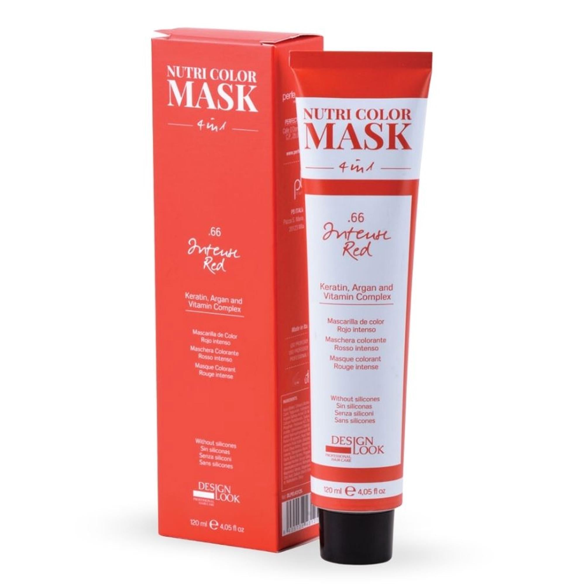 Design Look Nutri Color Mask Maschera Colorante 120ml - Rosso Intenso