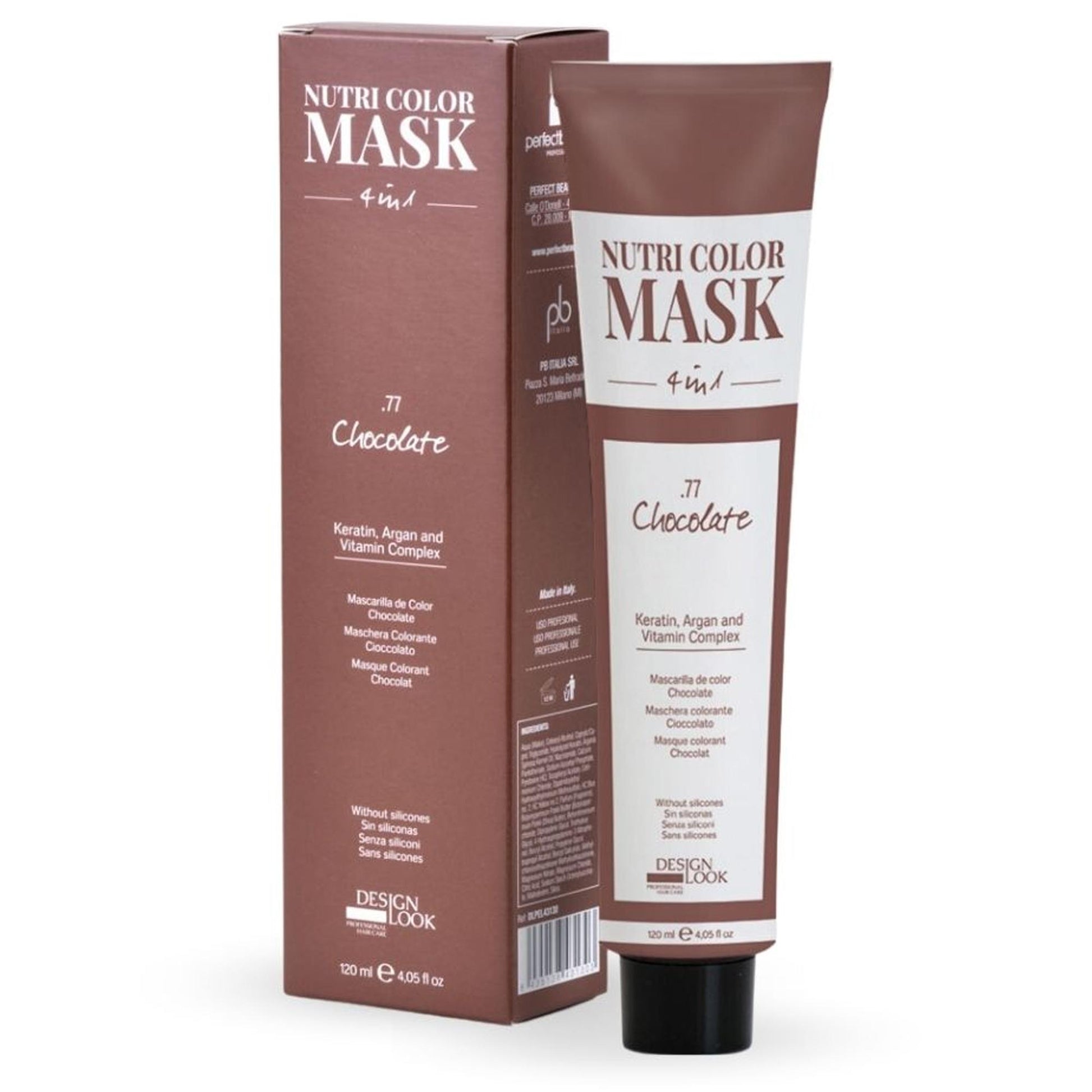 Design Look Nutri Color Mask Maschera Colorante 120ml - Cioccolato