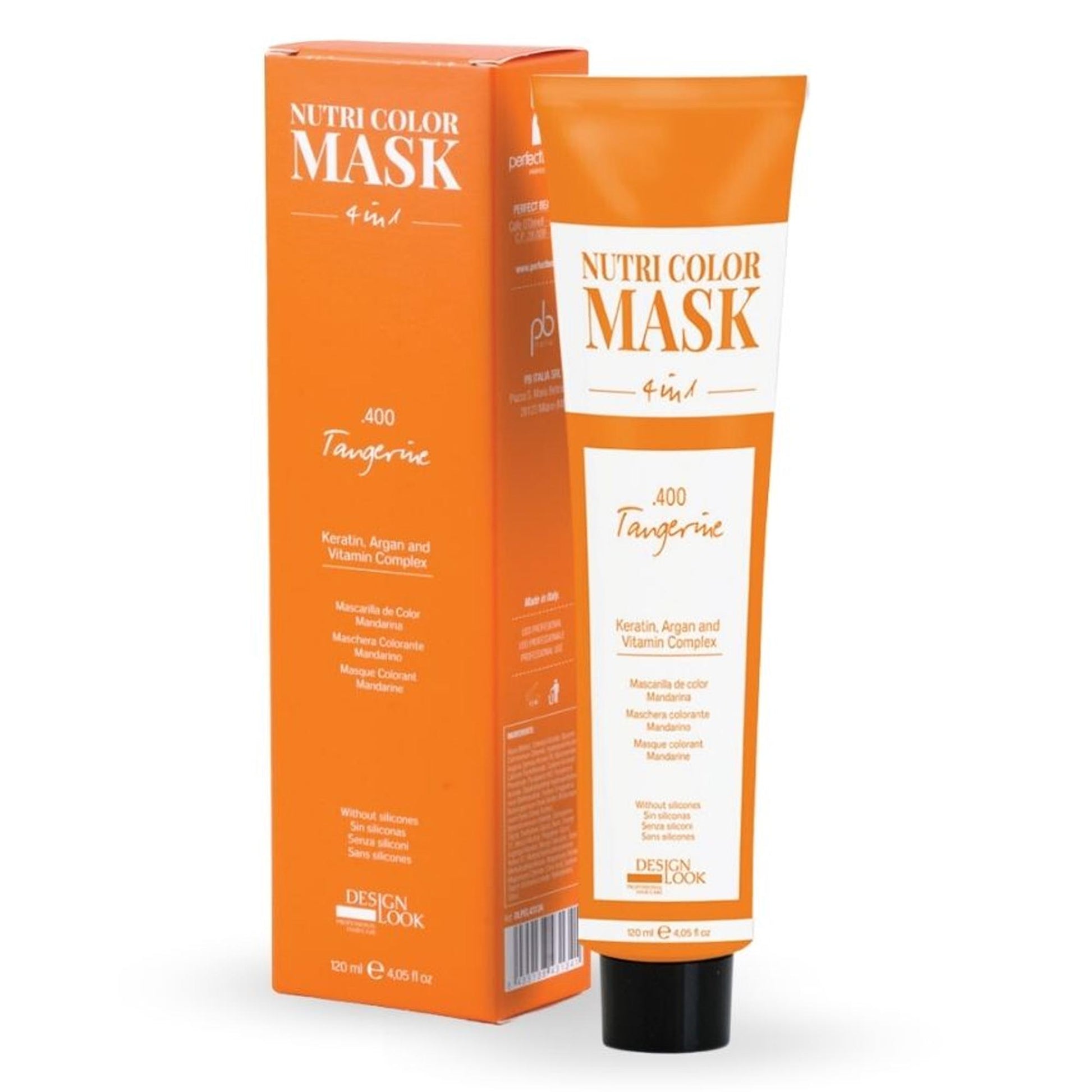 Design Look Nutri Color Mask Maschera Colorante 120ml - Mandarino