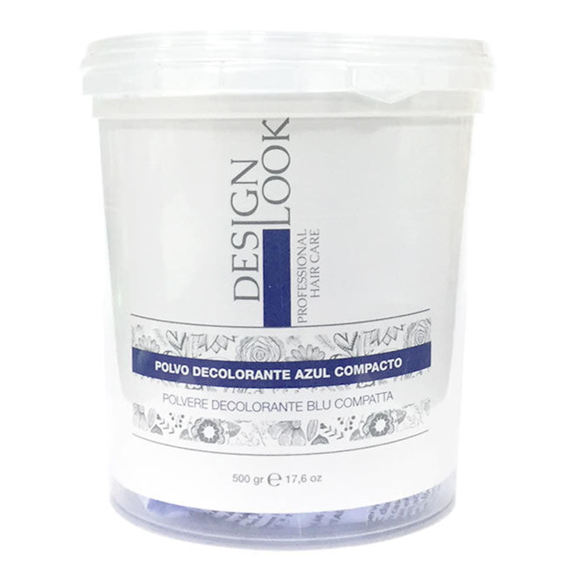 Design Look Decolorante in Polvere Blu Compatta 7 Toni - Vaso 500gr