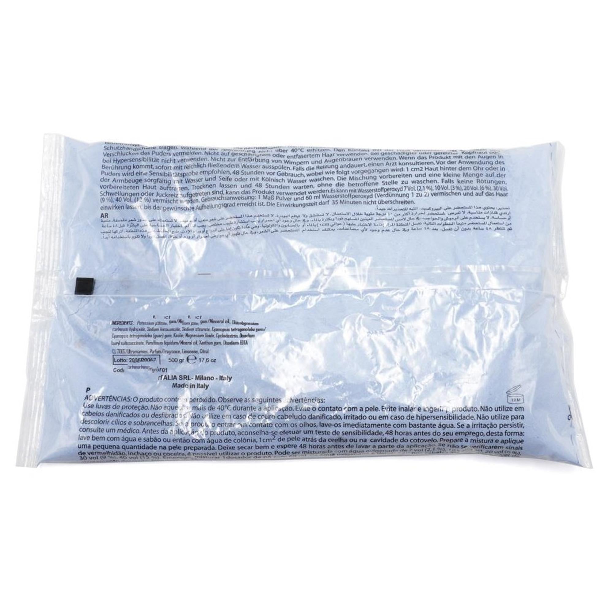 Design Look Decolorante in Polvere Blu Plex 8 Toni - Sacchetto 500gr