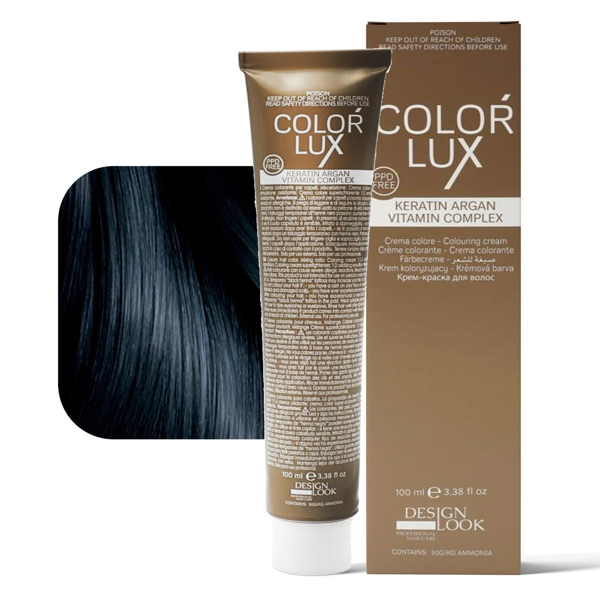 Design Look Color Lux Tintura per Capelli 100ml - 1.10