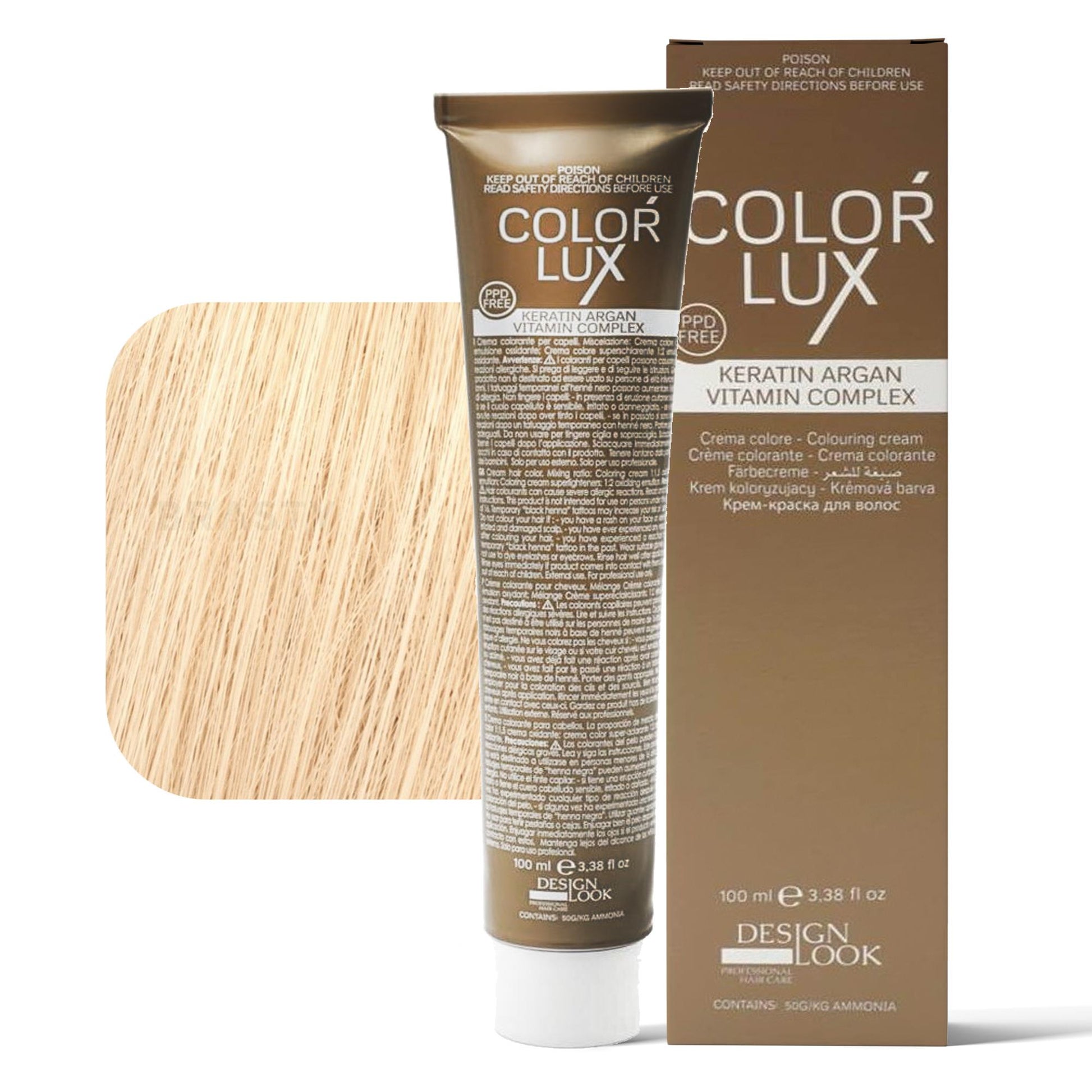 Design Look Color Lux Tintura per Capelli 100ml - 12.0