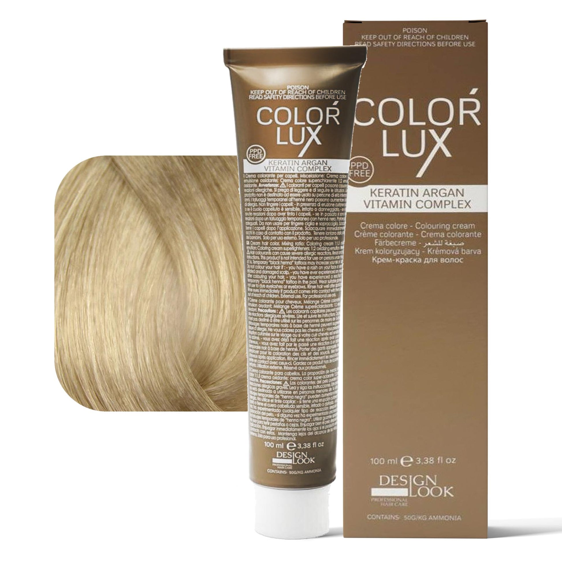 Design Look Color Lux Tintura per Capelli 100ml - 12.13