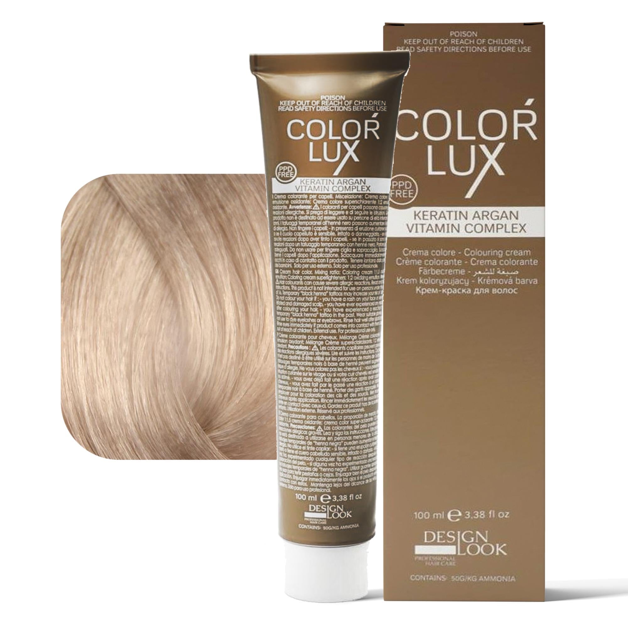 Design Look Color Lux Tintura per Capelli 100ml - 12.2