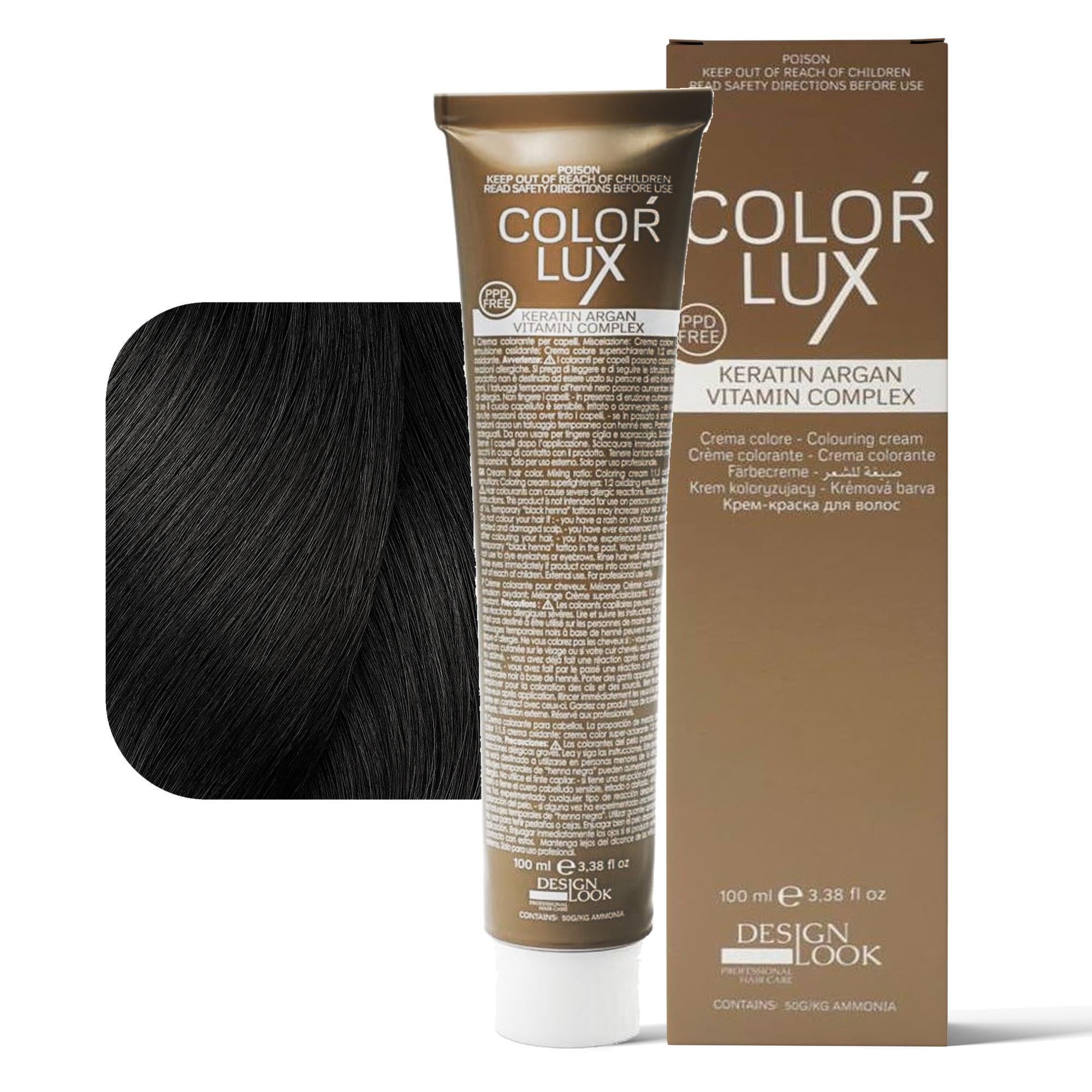 Design Look Color Lux Tintura per Capelli 100ml - 4.0