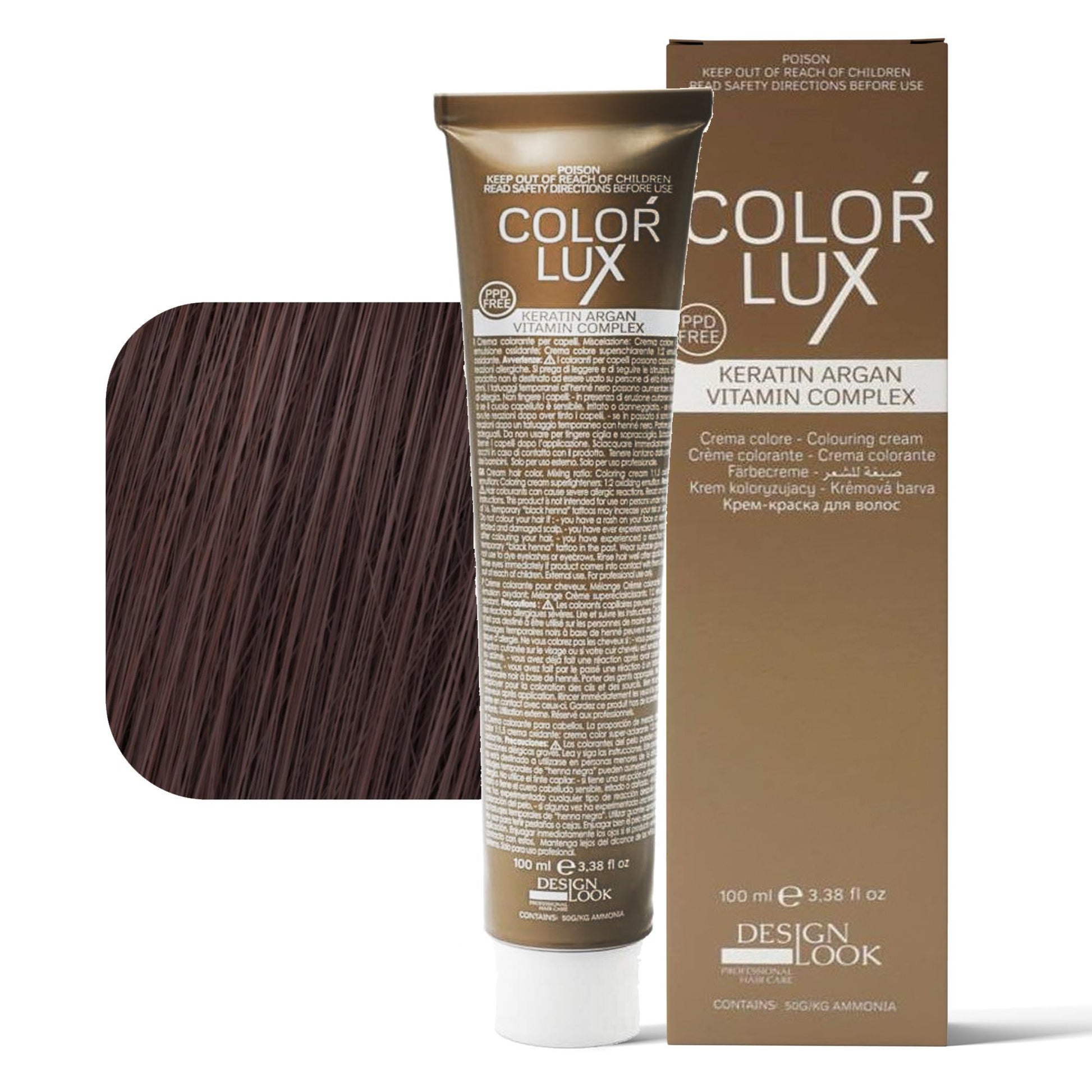 Design Look Color Lux Tintura per Capelli 100ml - 4.77