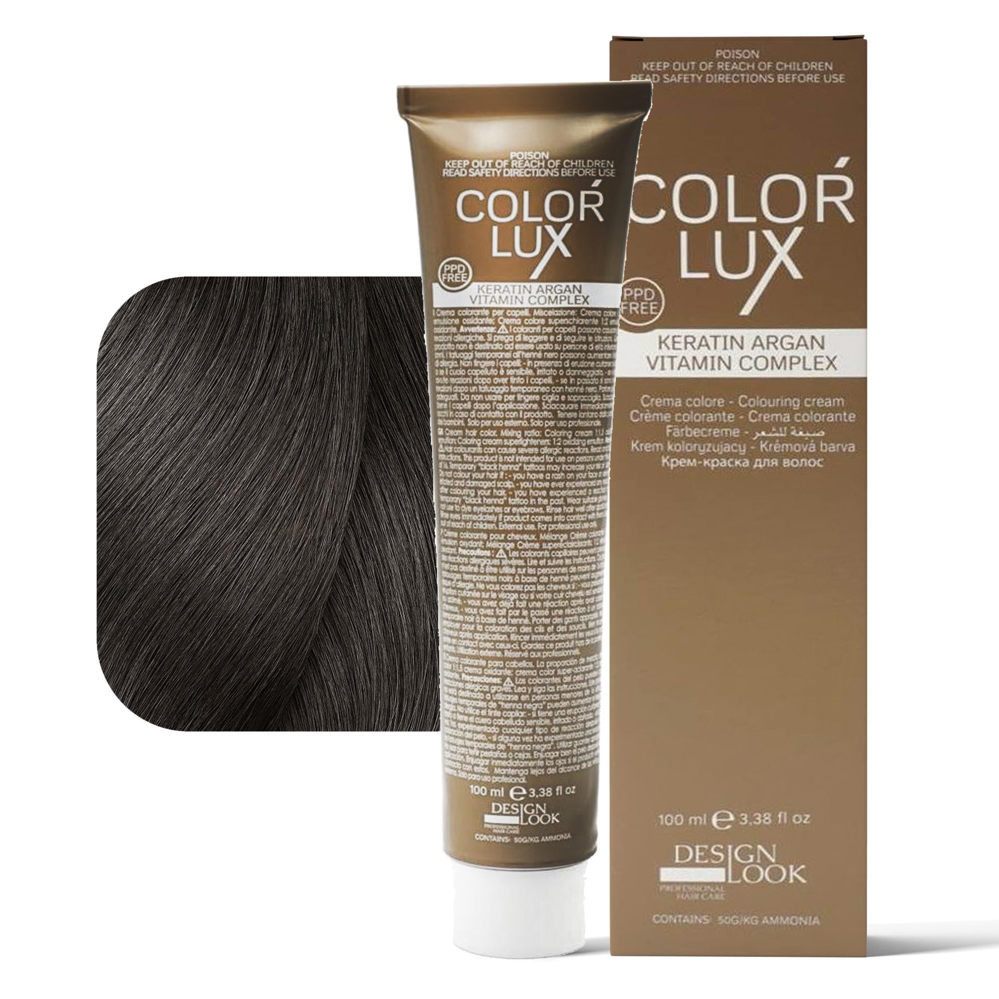 Design Look Color Lux Tintura per Capelli 100ml - 5.0