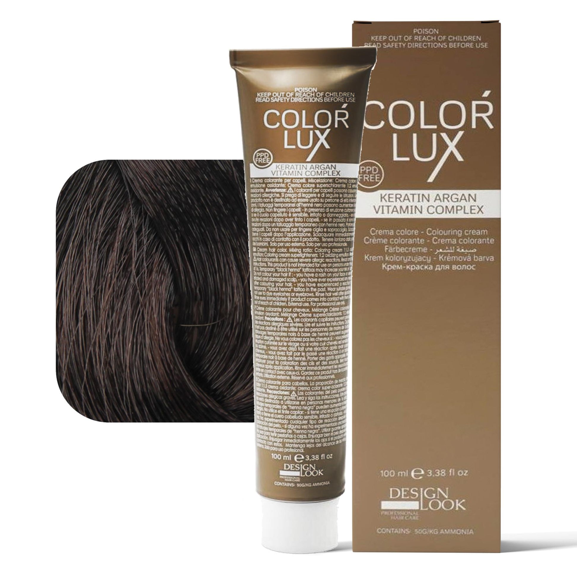 Design Look Color Lux Tintura per Capelli 100ml - 5.14