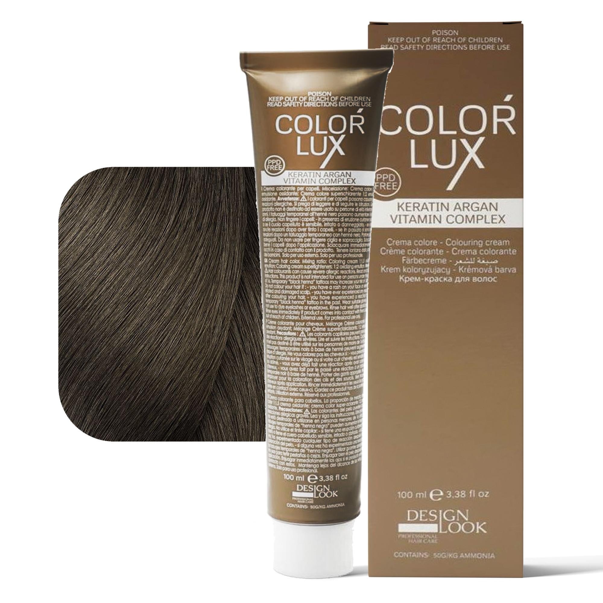 Design Look Color Lux Tintura per Capelli 100ml - 5.3
