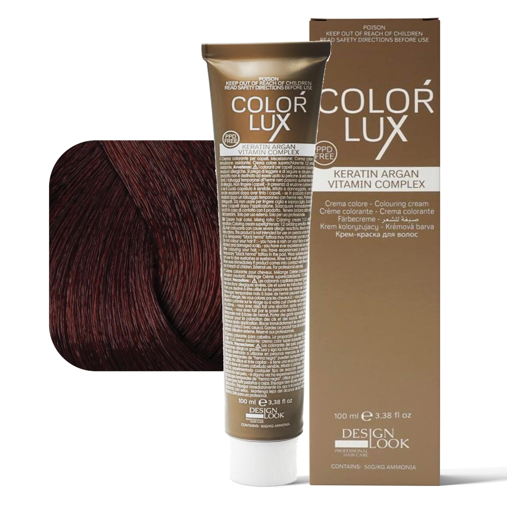 Design Look Color Lux Tintura per Capelli 100ml - 5.66