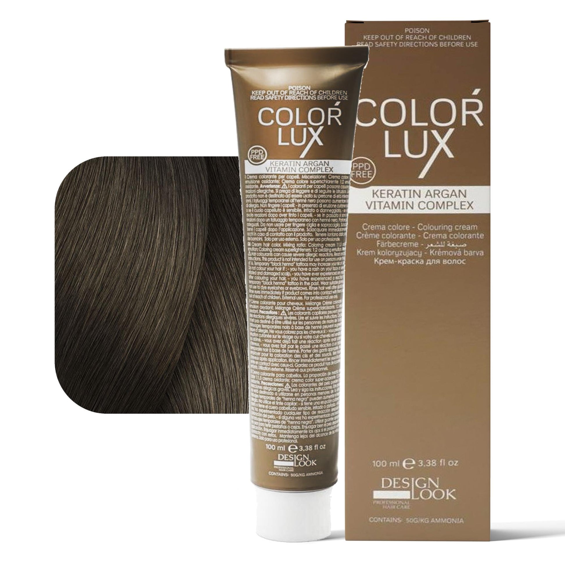 Design Look Color Lux Tintura per Capelli 100ml - 6.0