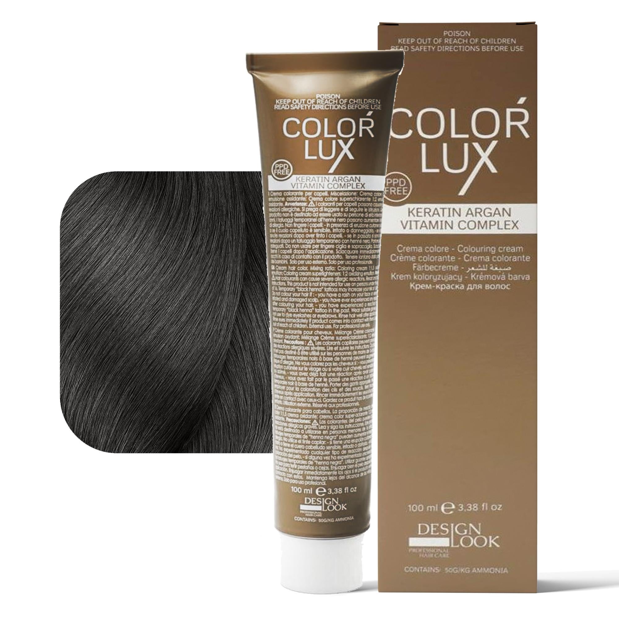 Design Look Color Lux Tintura per Capelli 100ml - 6.1