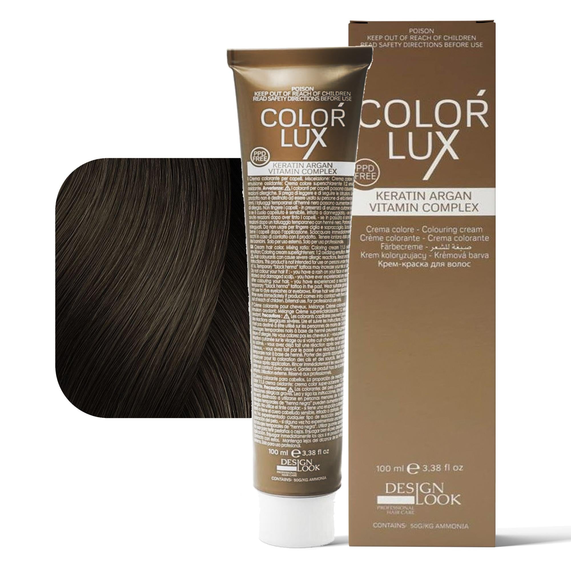Design Look Color Lux Tintura per Capelli 100ml - 6.13