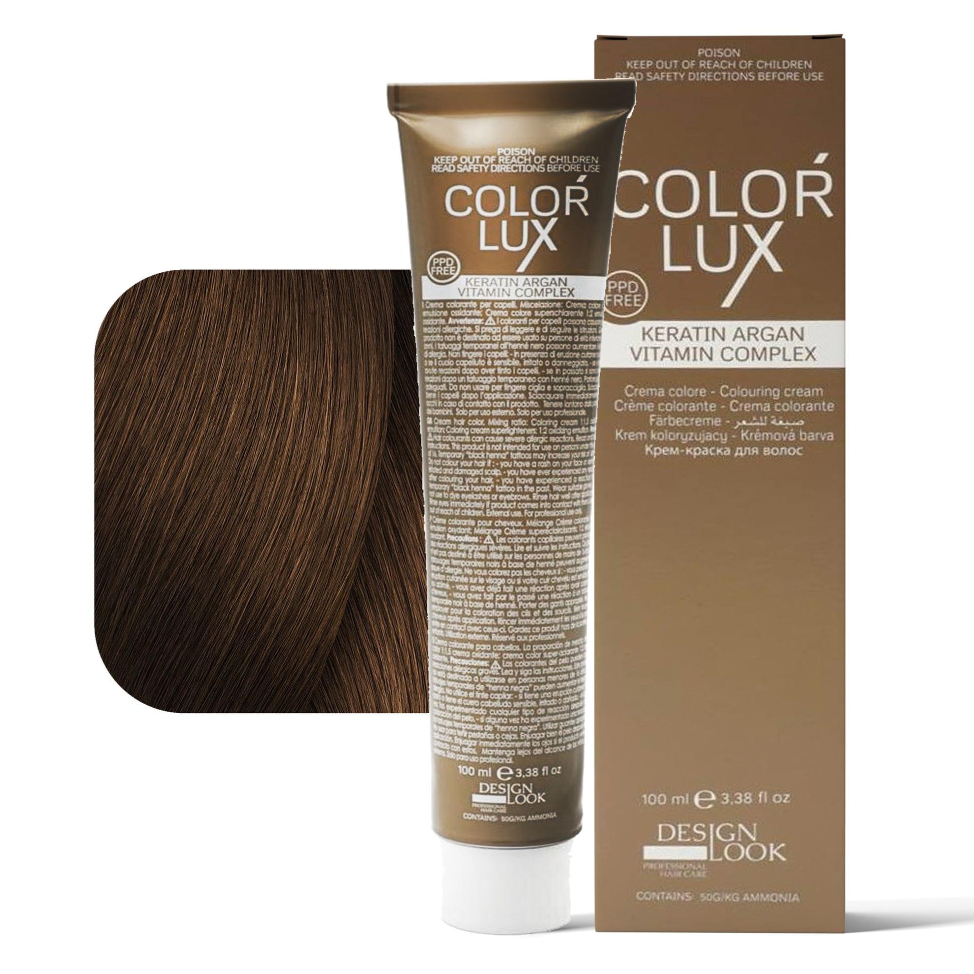 Design Look Color Lux Tintura per Capelli 100ml - 6.34