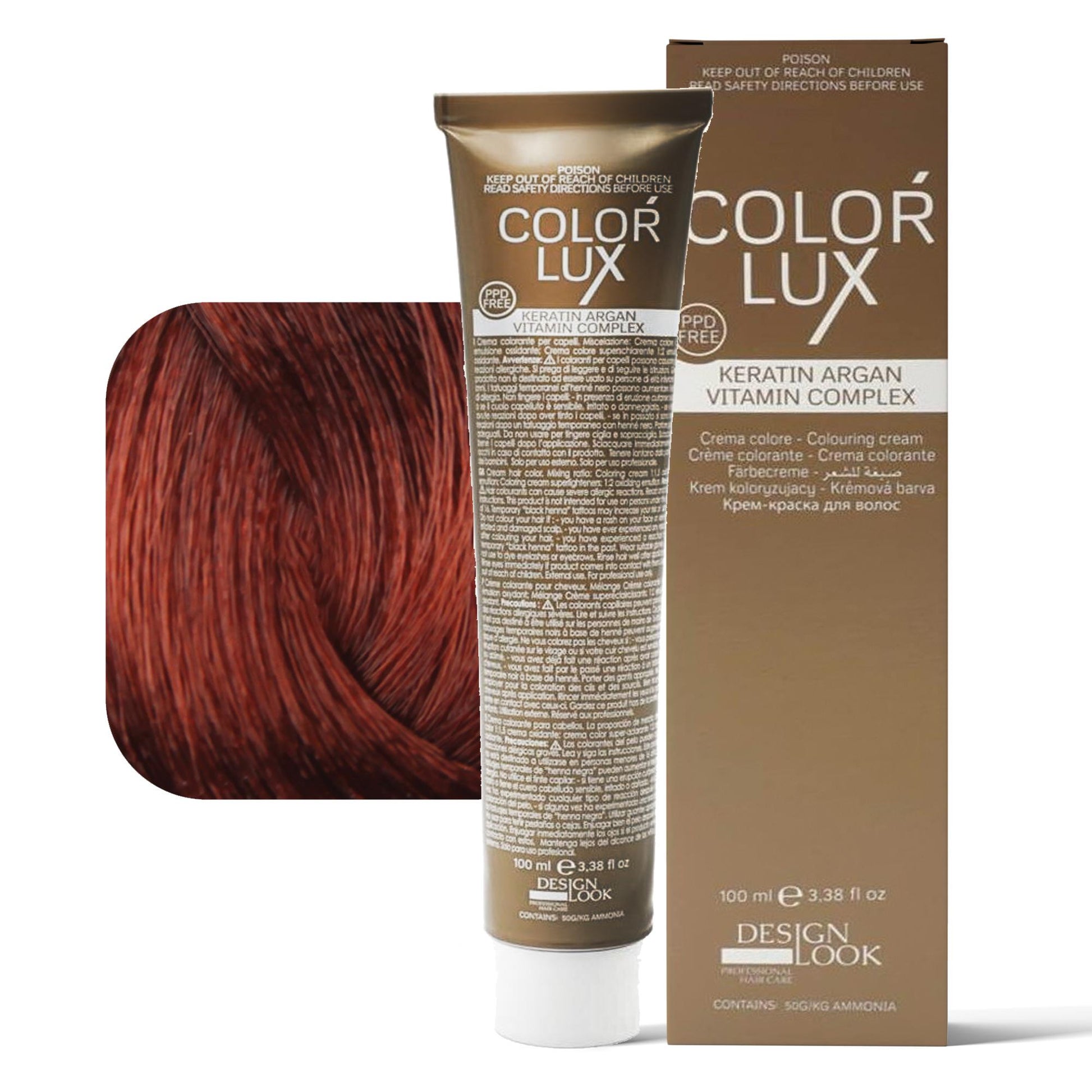 Design Look Color Lux Tintura per Capelli 100ml - 6.44