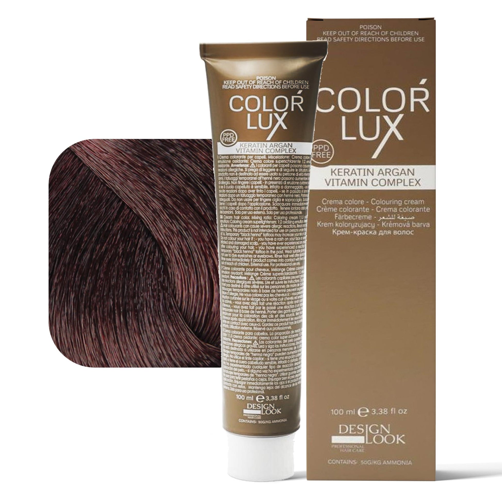 Design Look Color Lux Tintura per Capelli 100ml - 6.5