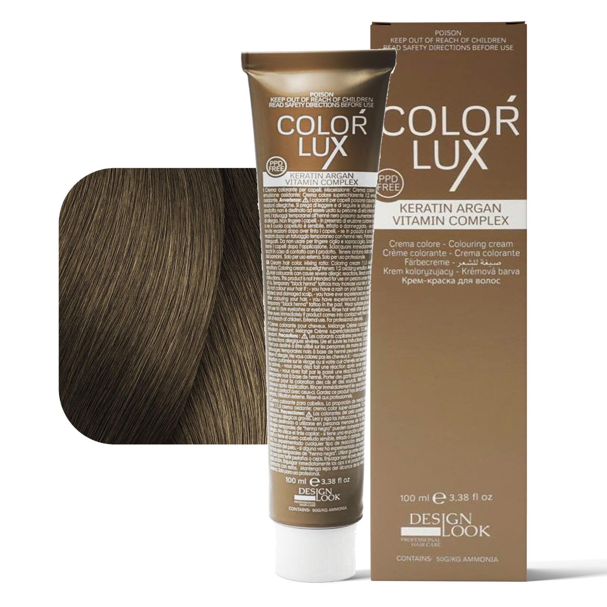 Design Look Color Lux Tintura per Capelli 100ml - 7.0