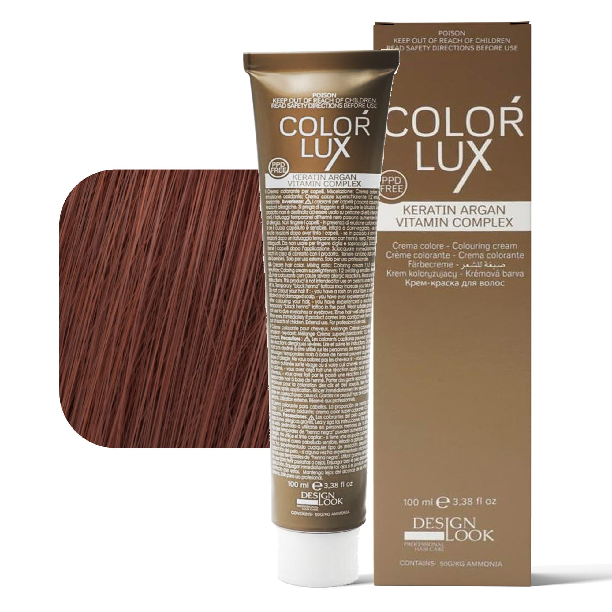 Design Look Color Lux Tintura per Capelli 100ml - 7.77