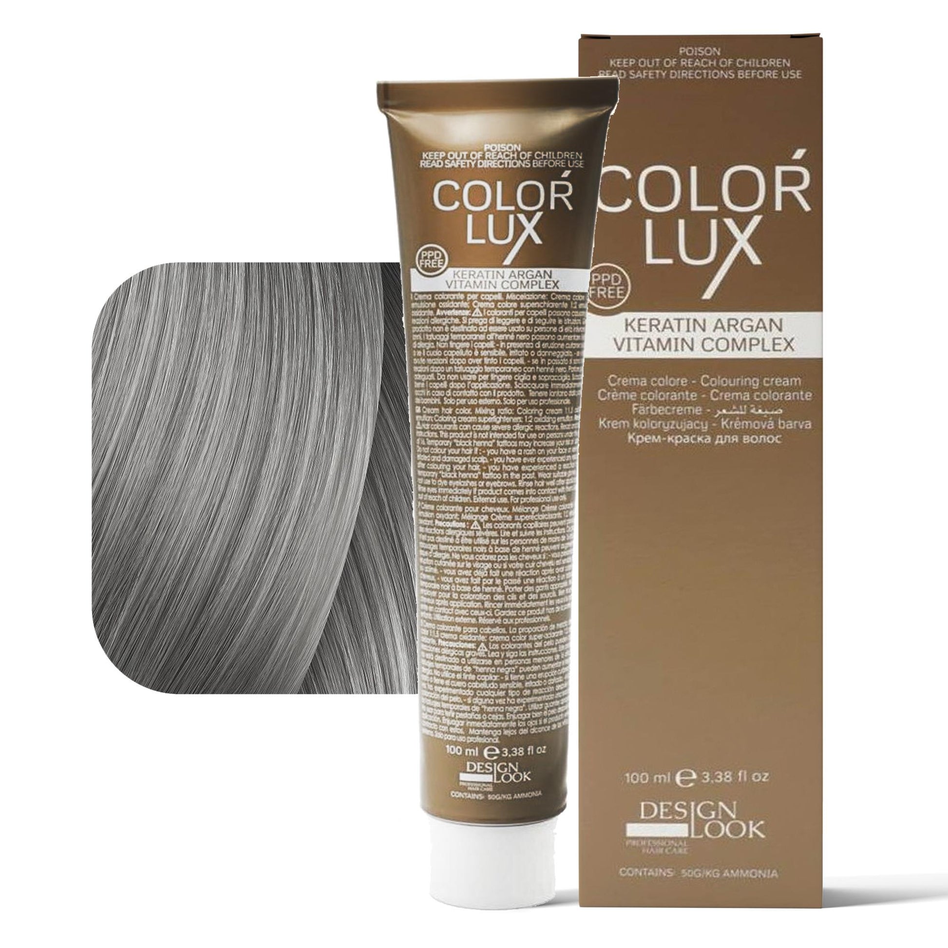 Design Look Color Lux Tintura per Capelli 100ml - 8.1