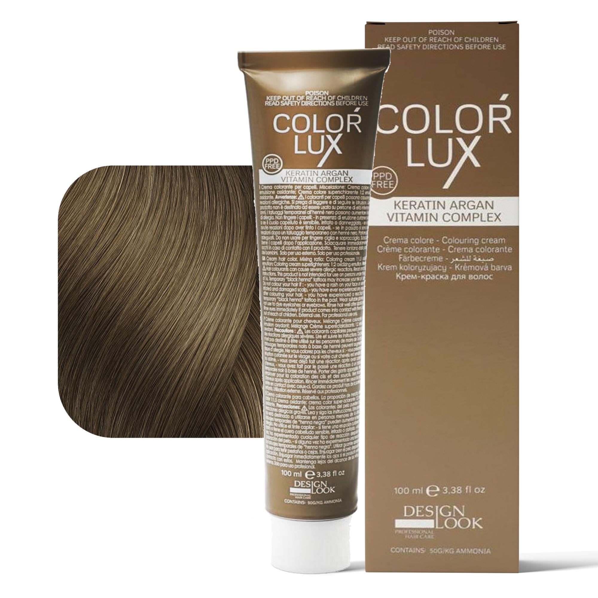 Design Look Color Lux Tintura per Capelli 100ml - 8.13