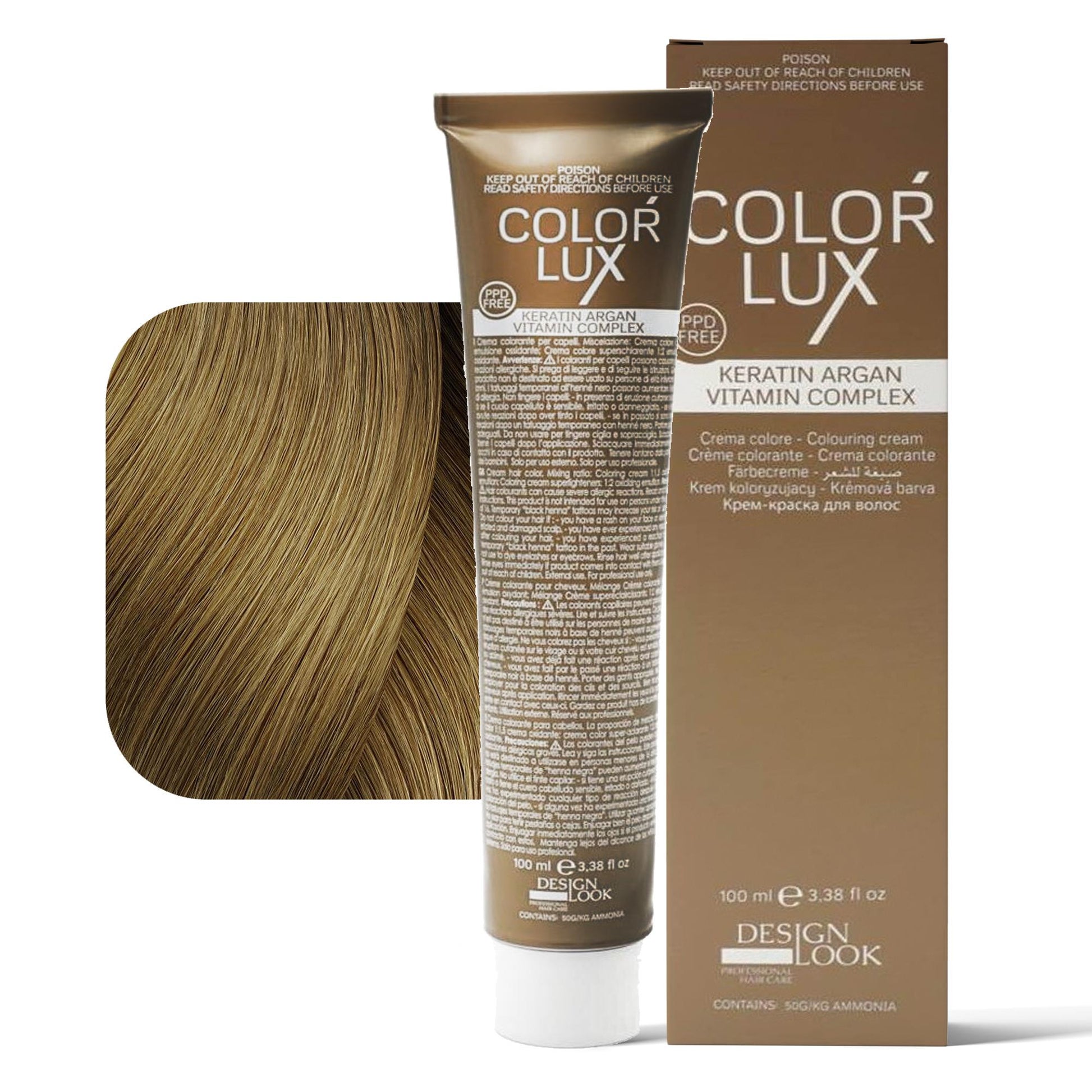 Design Look Color Lux Tintura per Capelli 100ml - 8.3