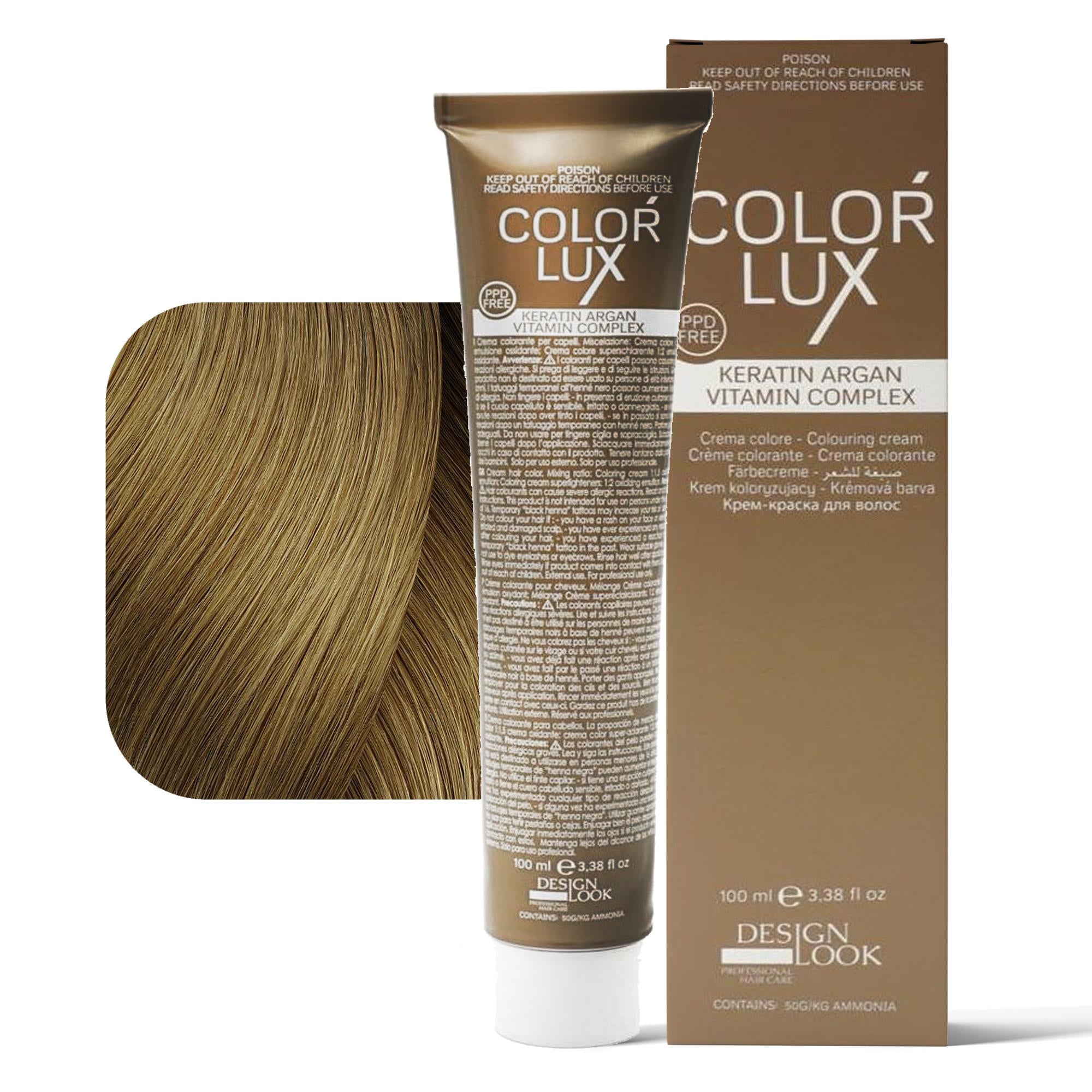 Design Look Color Lux Tintura per Capelli 100ml - 8.3