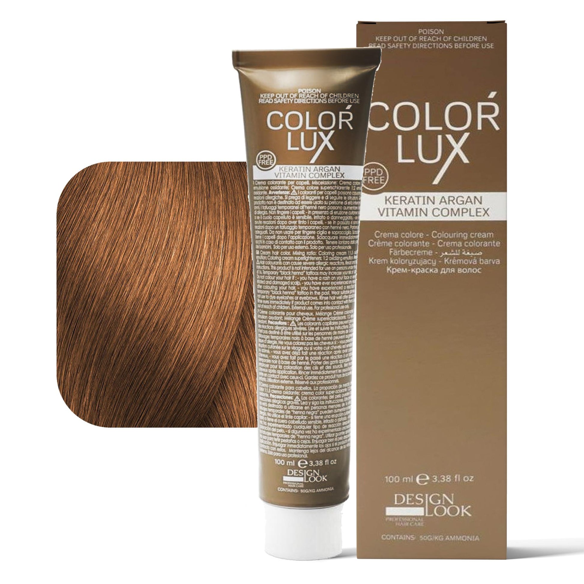 Design Look Color Lux Tintura per Capelli 100ml - 8.34