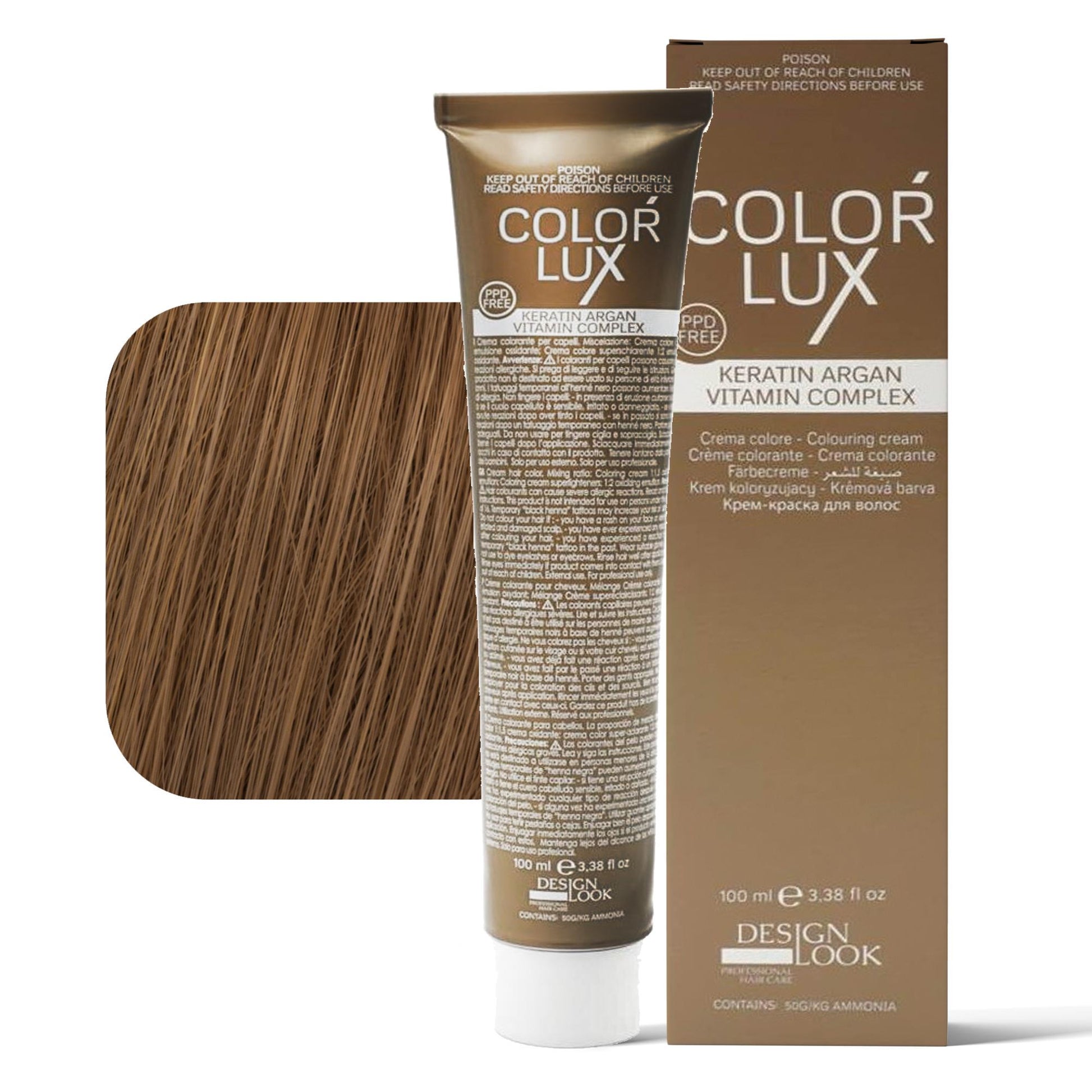 Design Look Color Lux Tintura per Capelli 100ml - 8.71
