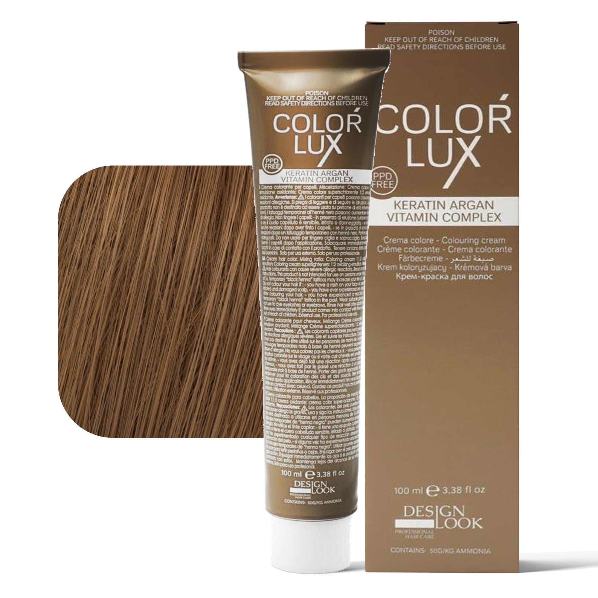 Design Look Color Lux Tintura per Capelli 100ml - 8.71