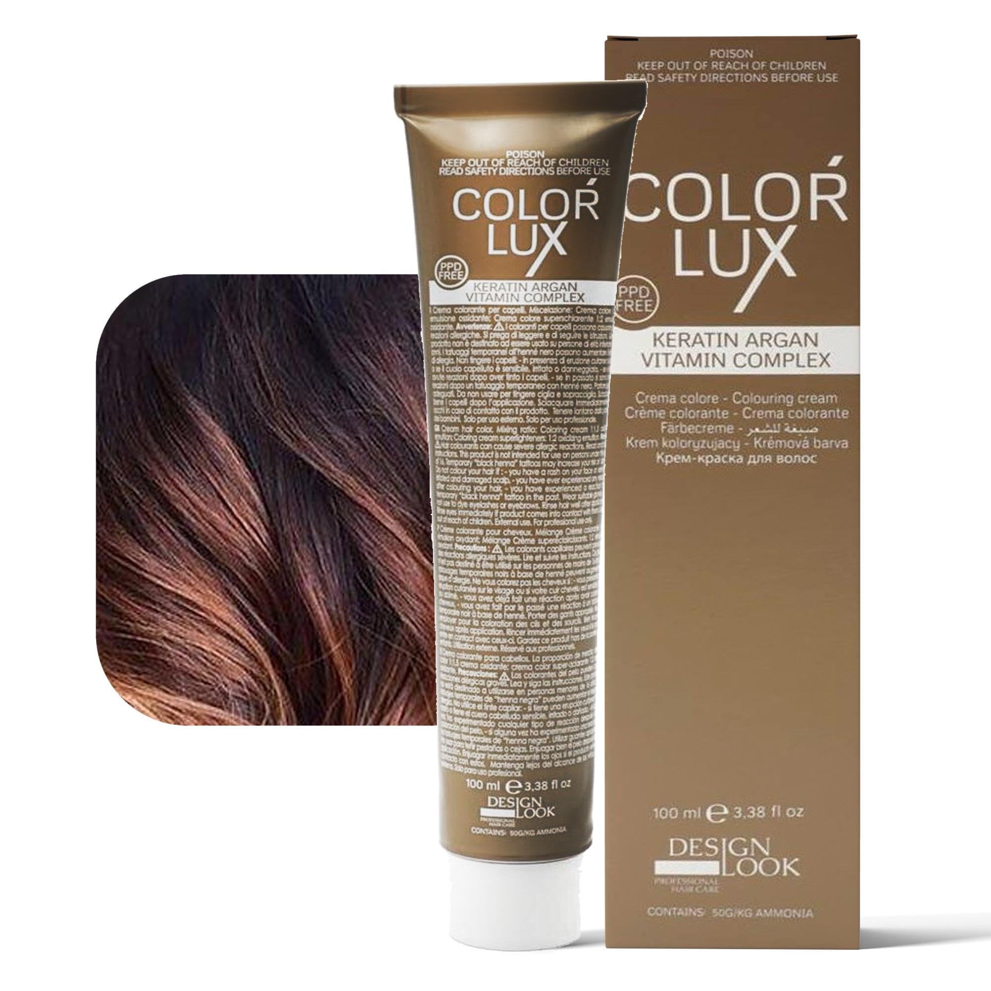 Design Look Color Lux Tintura per Capelli 100ml - 8.77