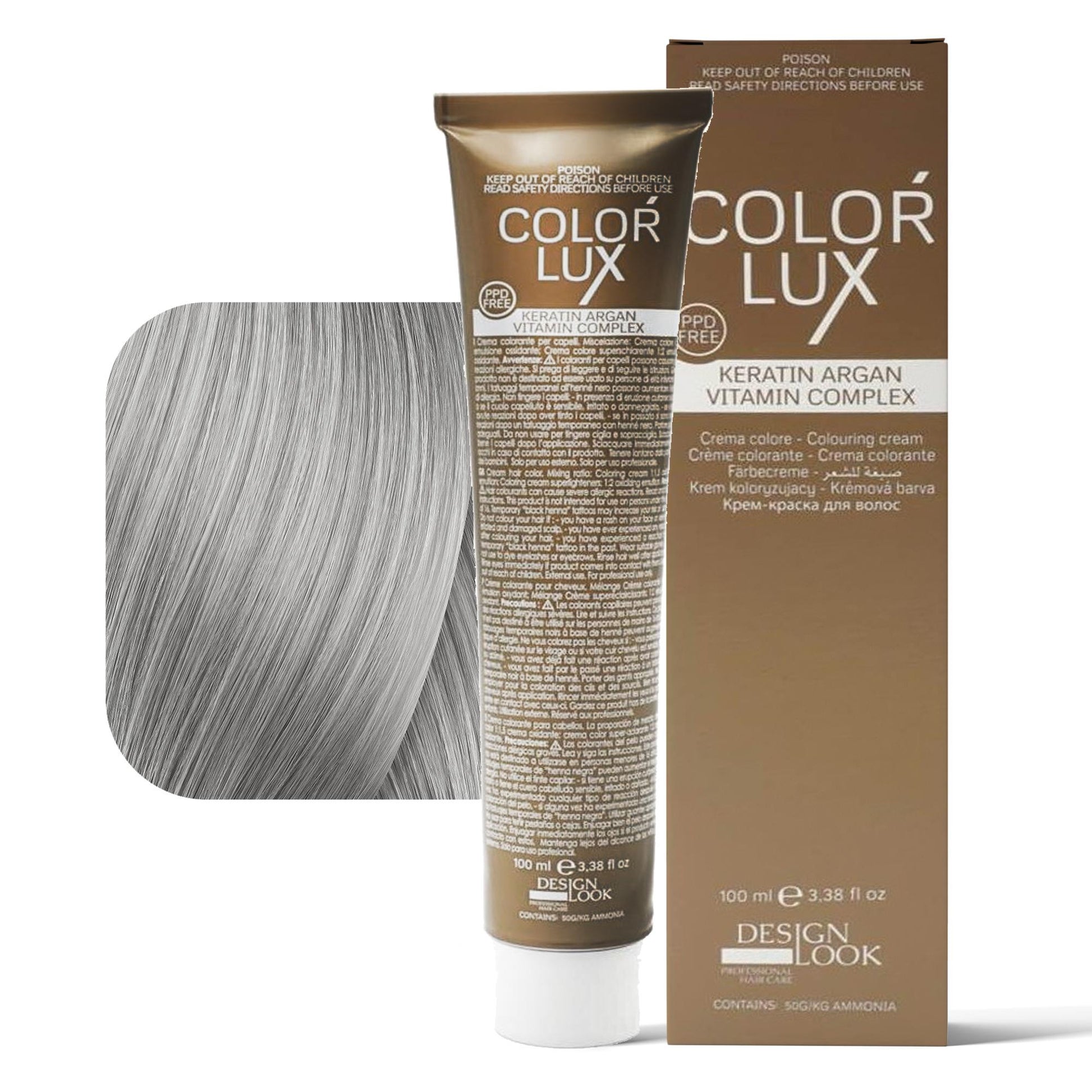Design Look Color Lux Tintura per Capelli 100ml - 9.1
