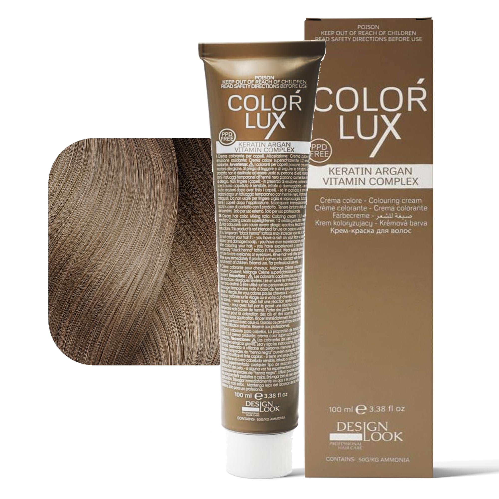 Design Look Color Lux Tintura per Capelli 100ml - 9.12