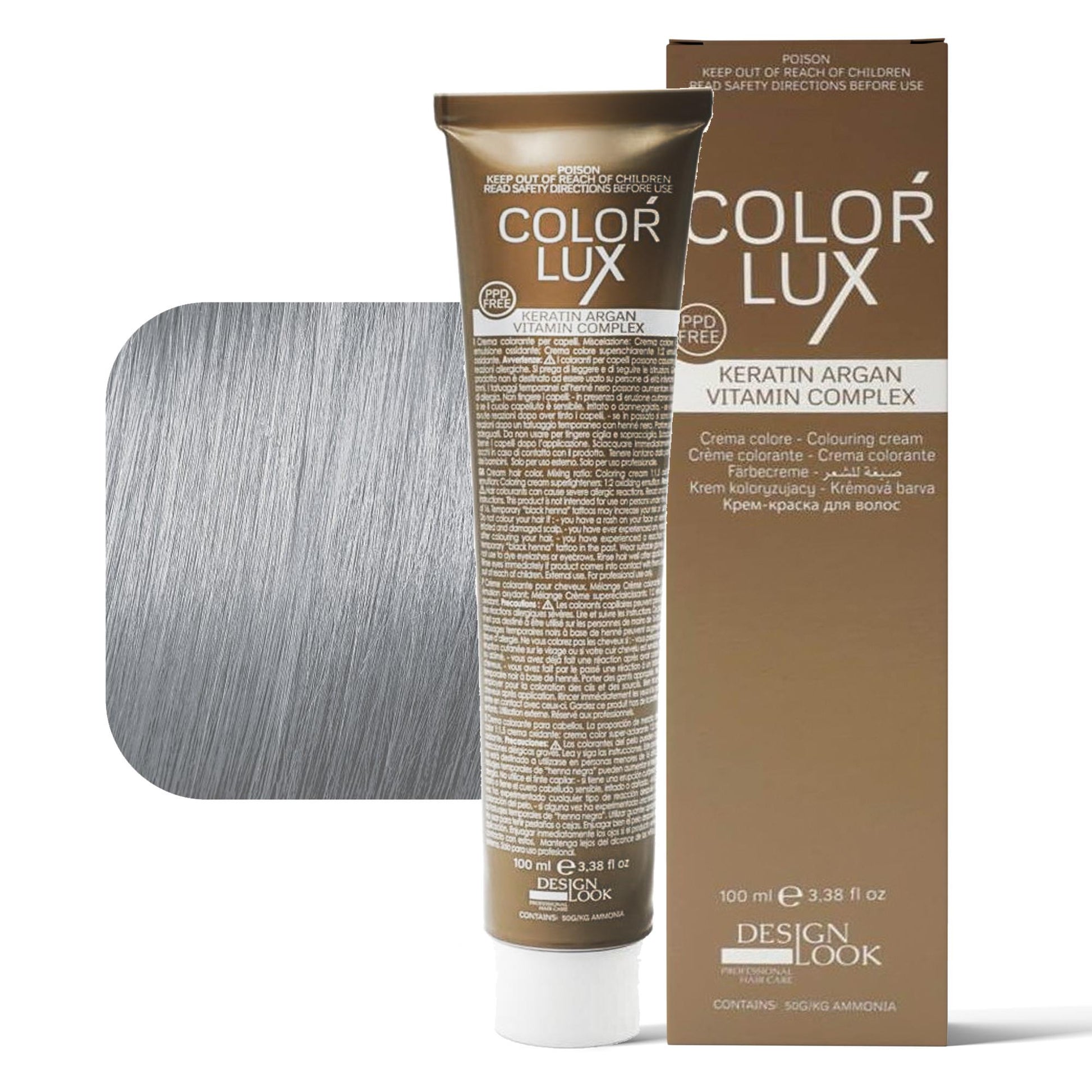 Design Look Color Lux Tintura per Capelli 100ml - Correttore Argento