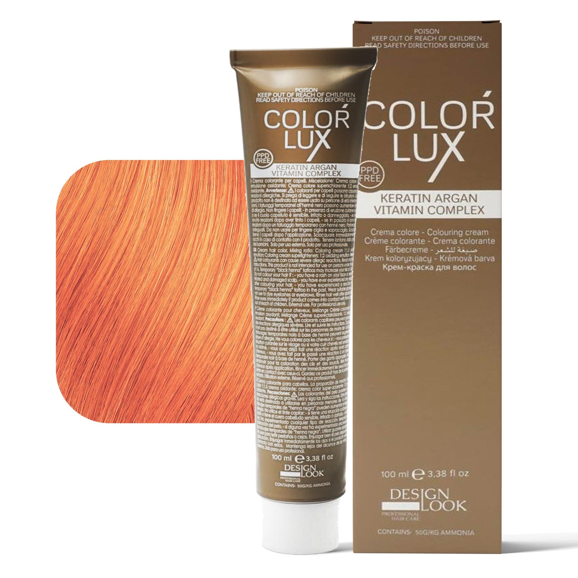 Design Look Color Lux Tintura per Capelli 100ml - Toner Pastel Albicocca
