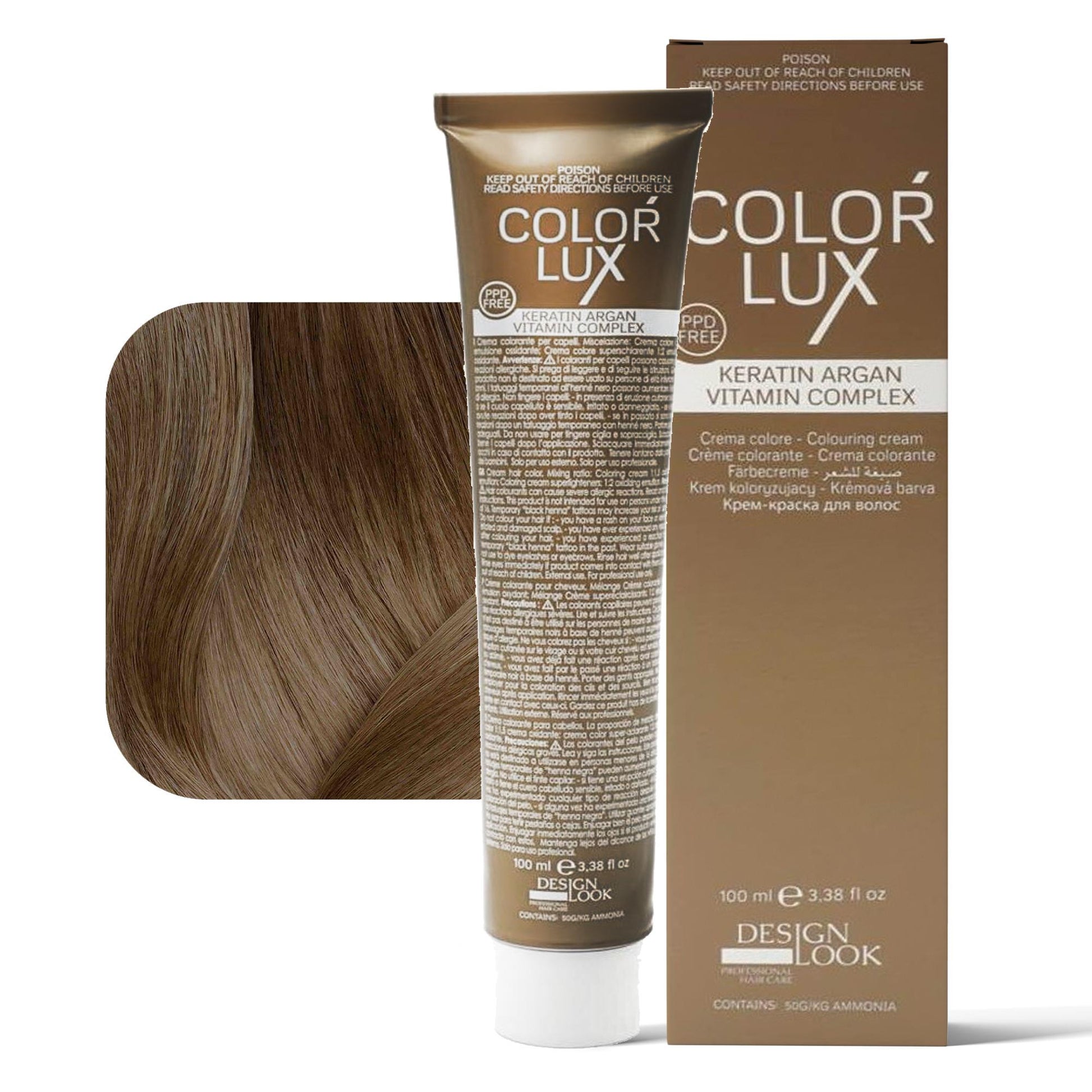 Design Look Color Lux Tintura per Capelli 100ml - Toner Pastel Caramello