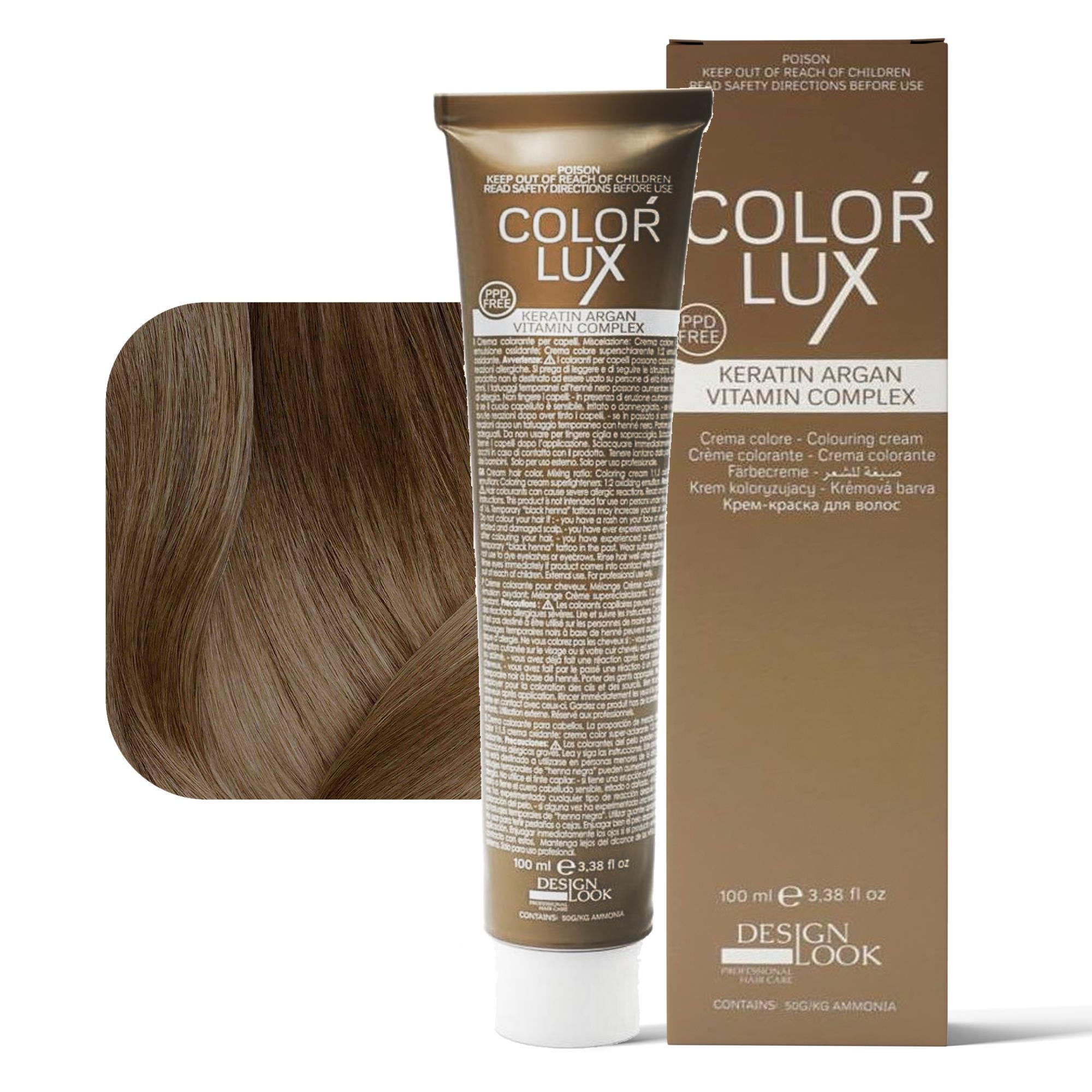 Design Look Color Lux Tintura per Capelli 100ml - Toner Pastel Caramello