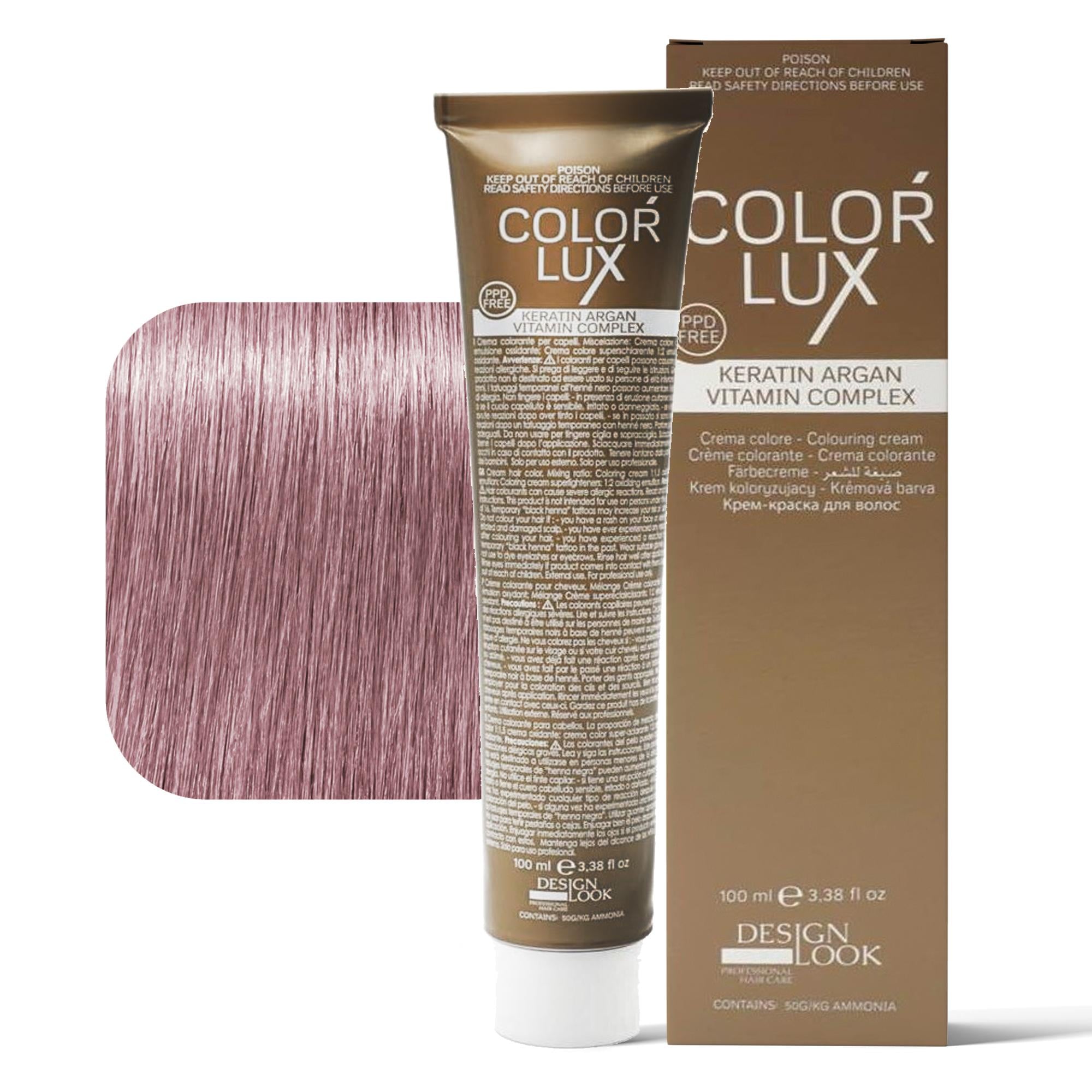 Design Look Color Lux Tintura per Capelli 100ml - Toner Pastel Fragola