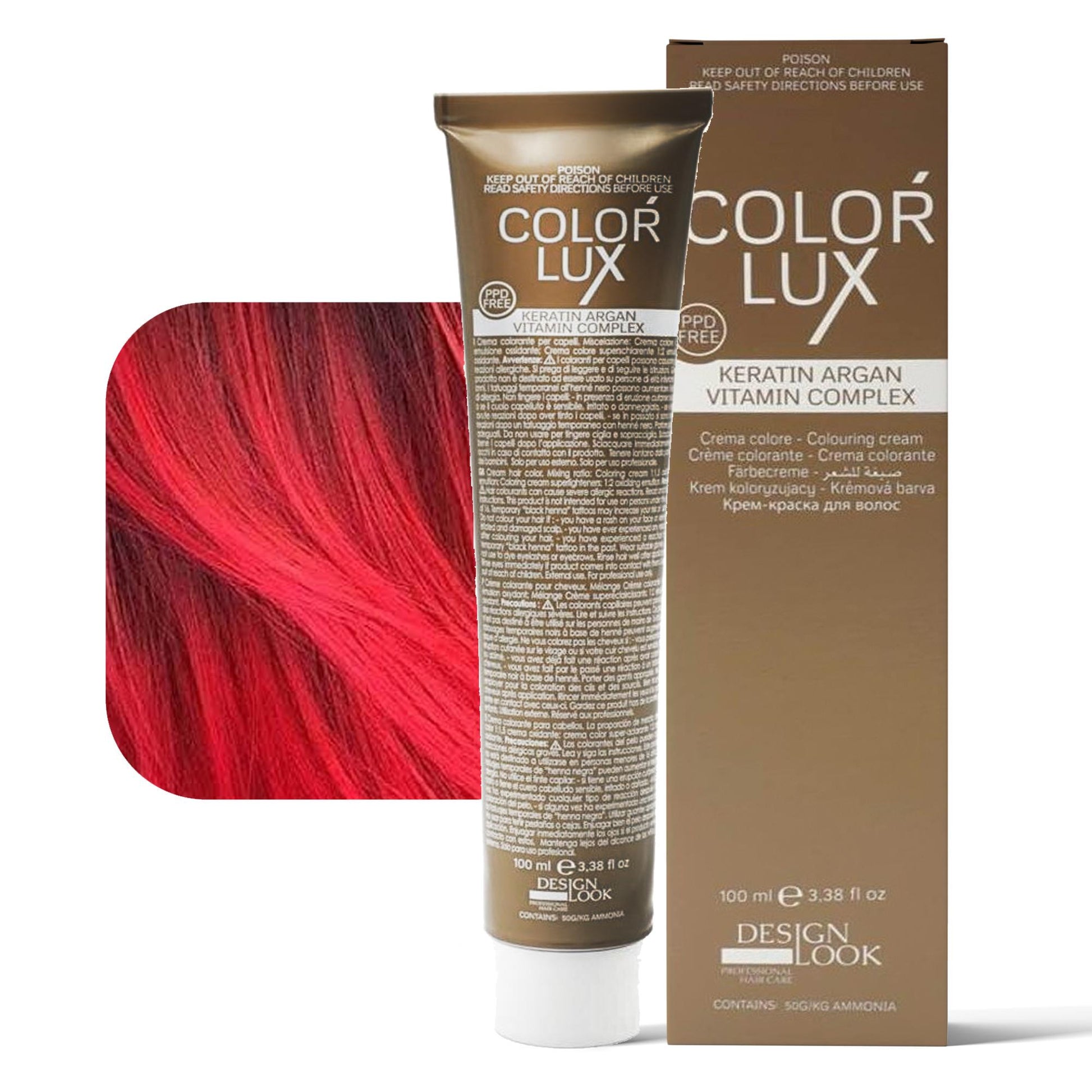Design Look Color Lux Tintura per Capelli 100ml - R.66