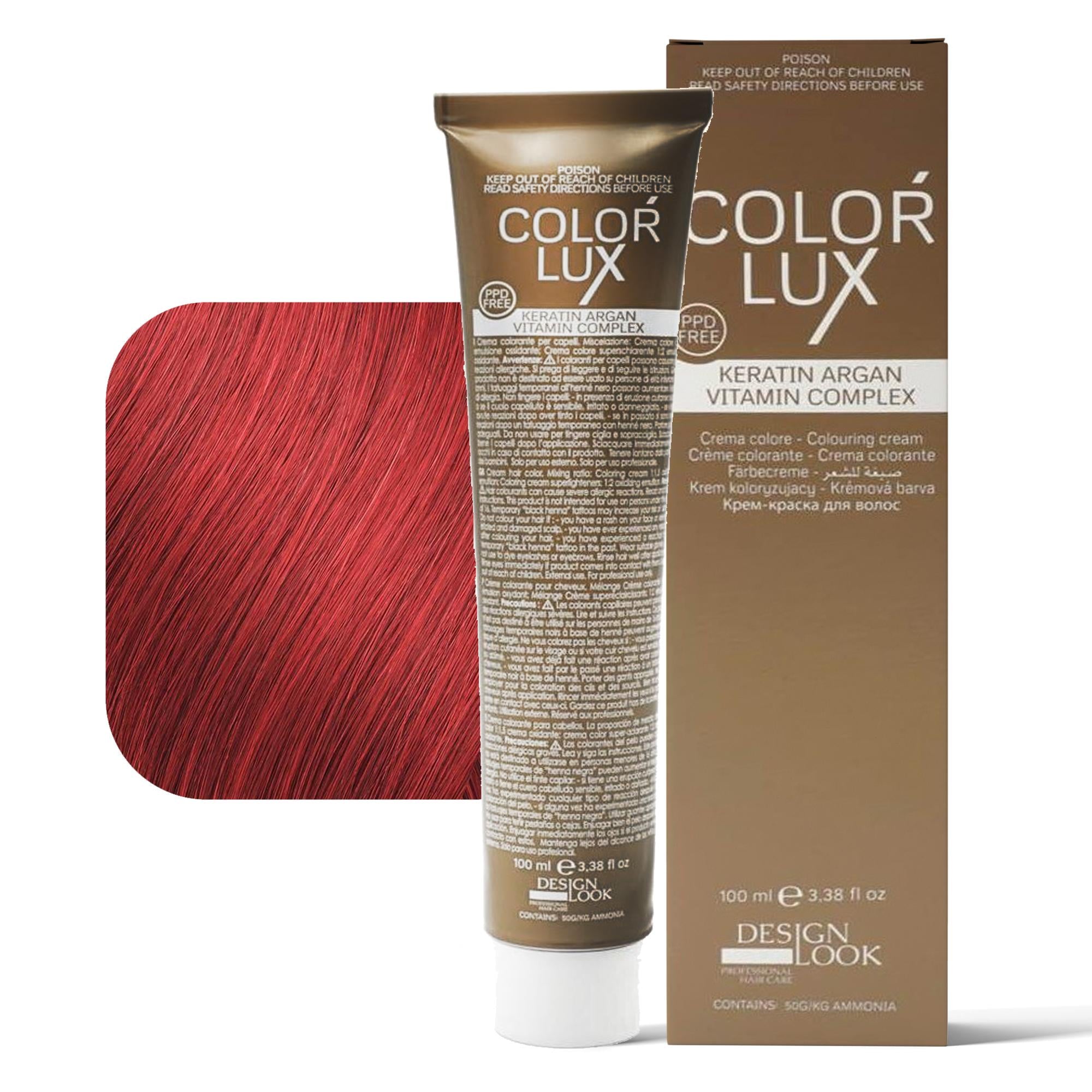 Design Look Color Lux Tintura per Capelli 100ml - Correttore Rosso