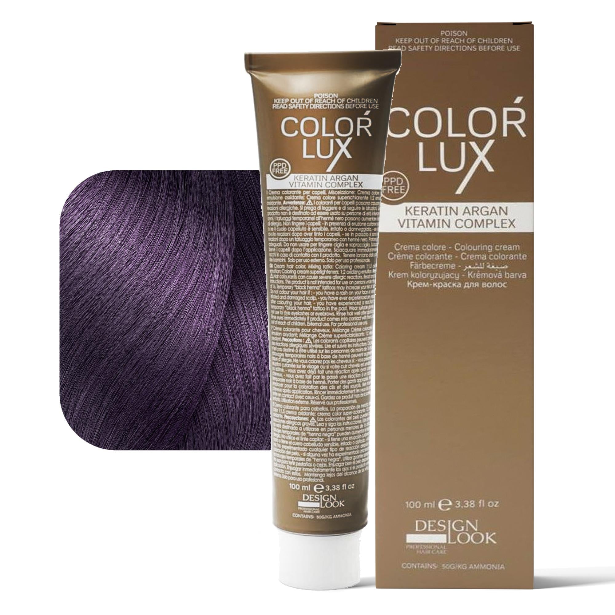 Design Look Color Lux Tintura per Capelli 100ml - Correttore Viola